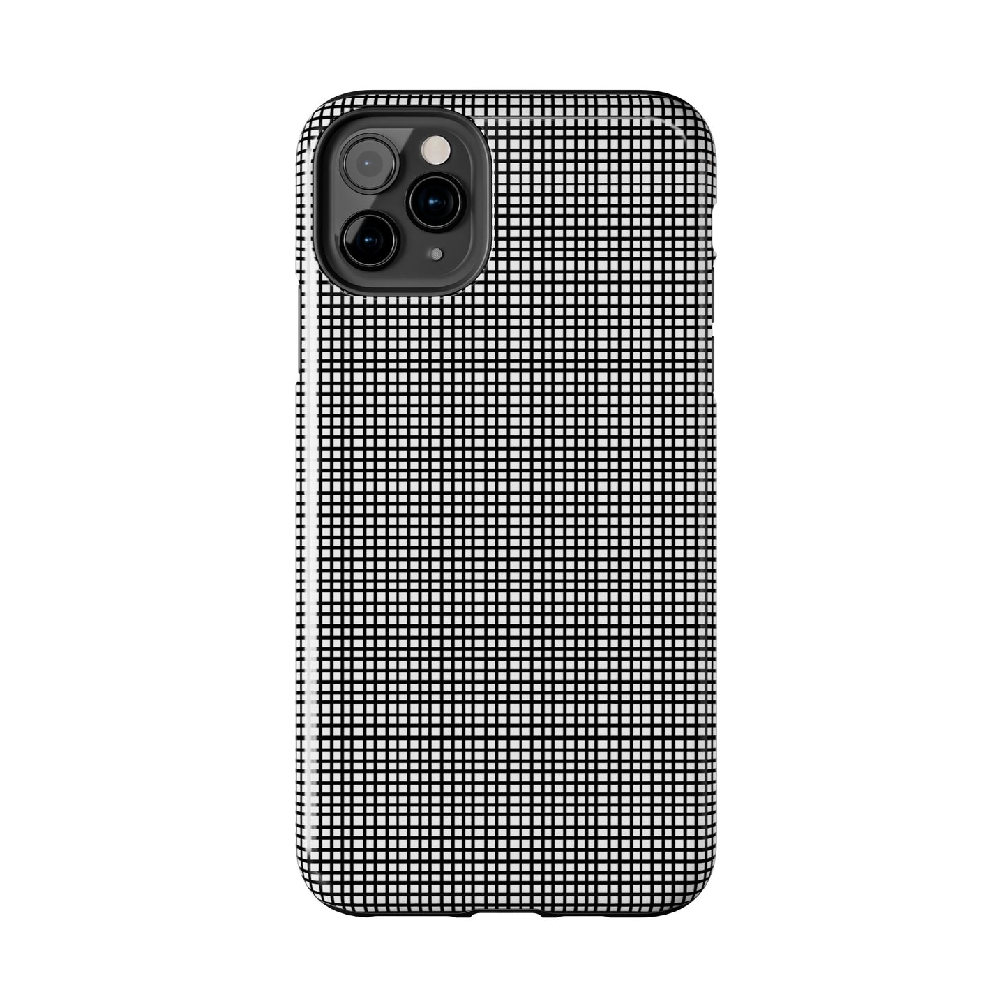 Window Pane White / Black Phone Case
