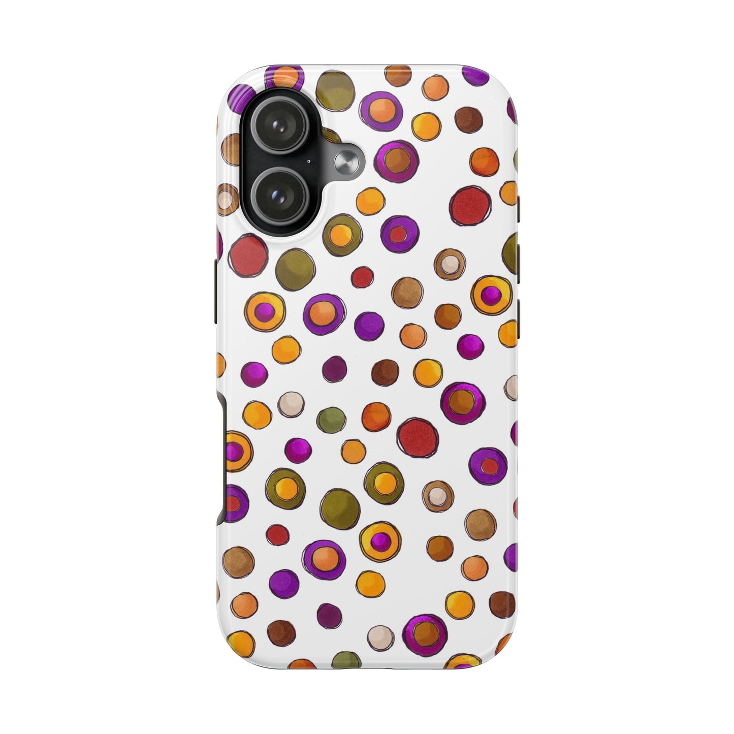 Sesame Dot White Phone Case