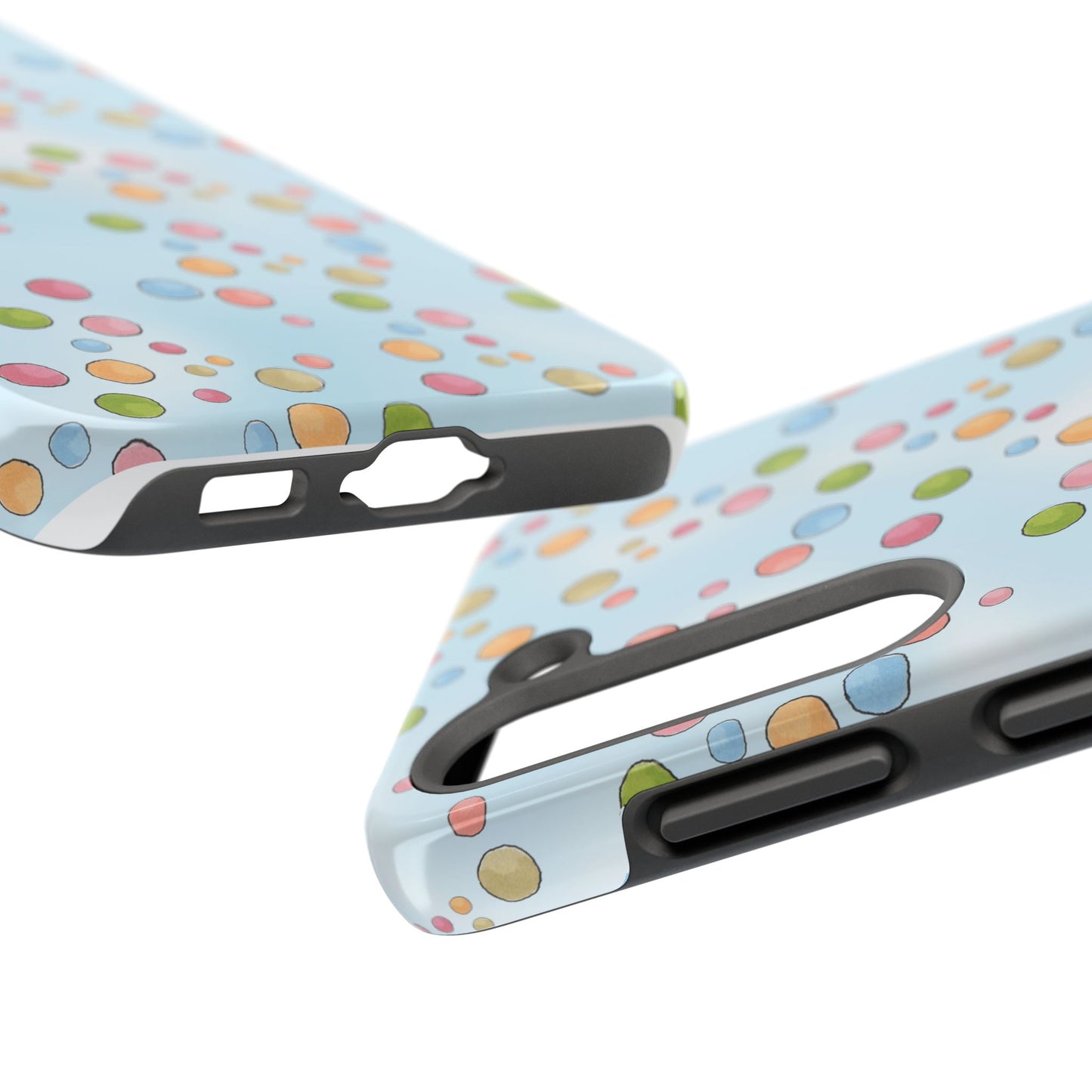 Clown Dots Blue Sky Phone Case