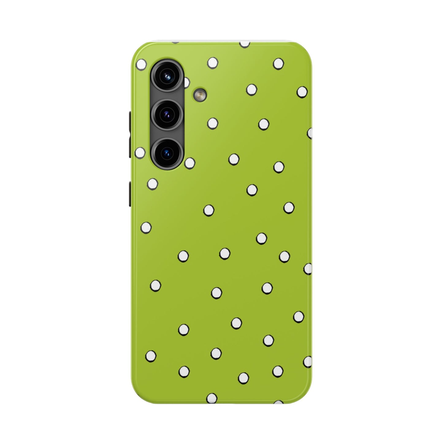 Lime Dots Phone Case