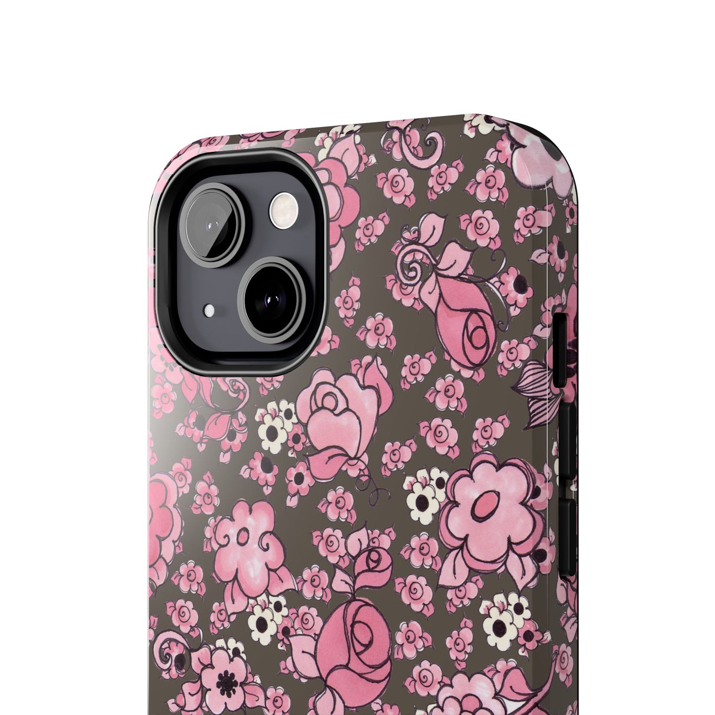 Profuse Posies Mocha Phone Case