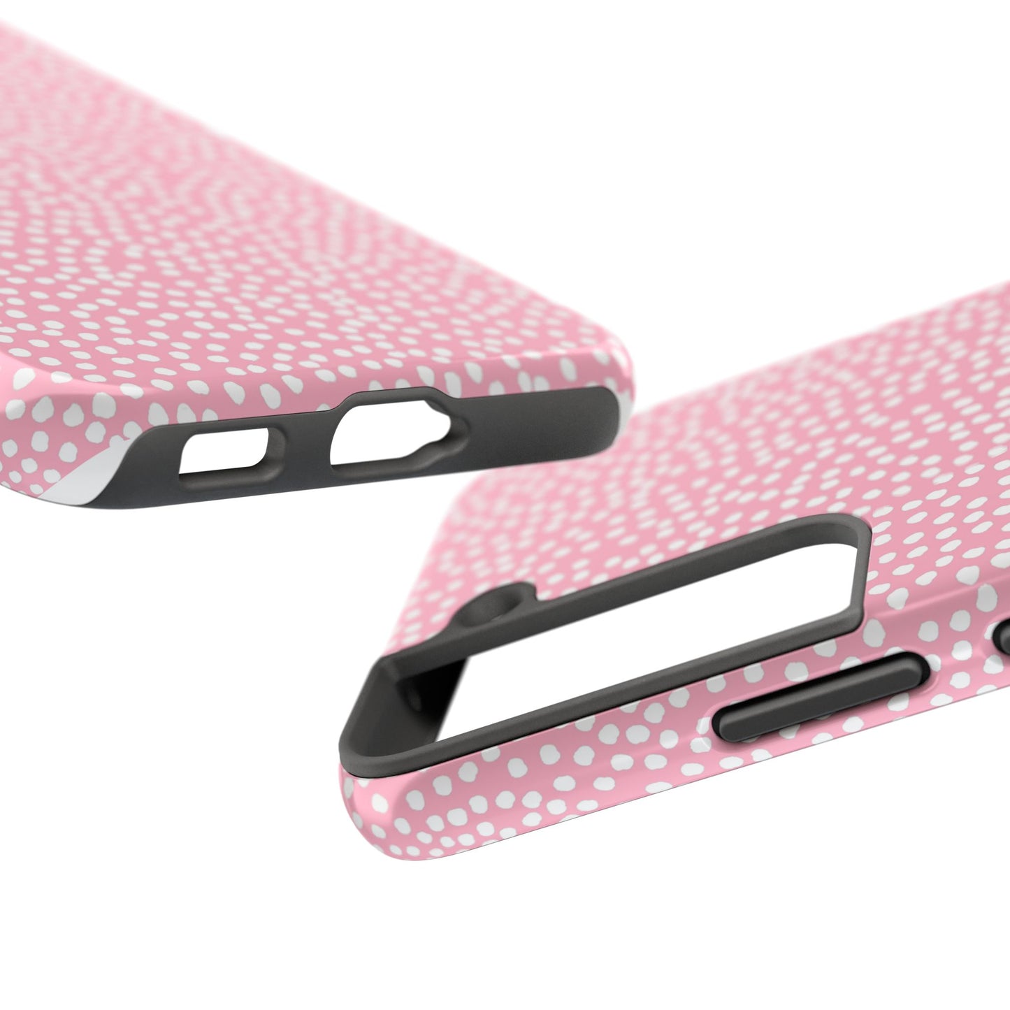 Bitty Dots Pink / White Phone Case