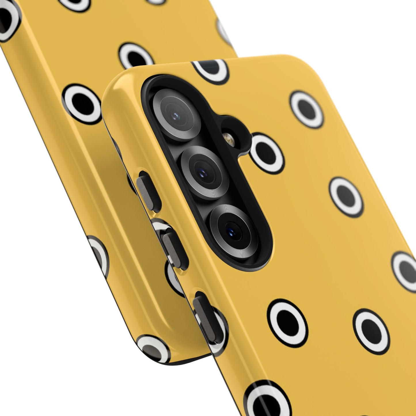 CD Dots Yellow / Black Phone Case