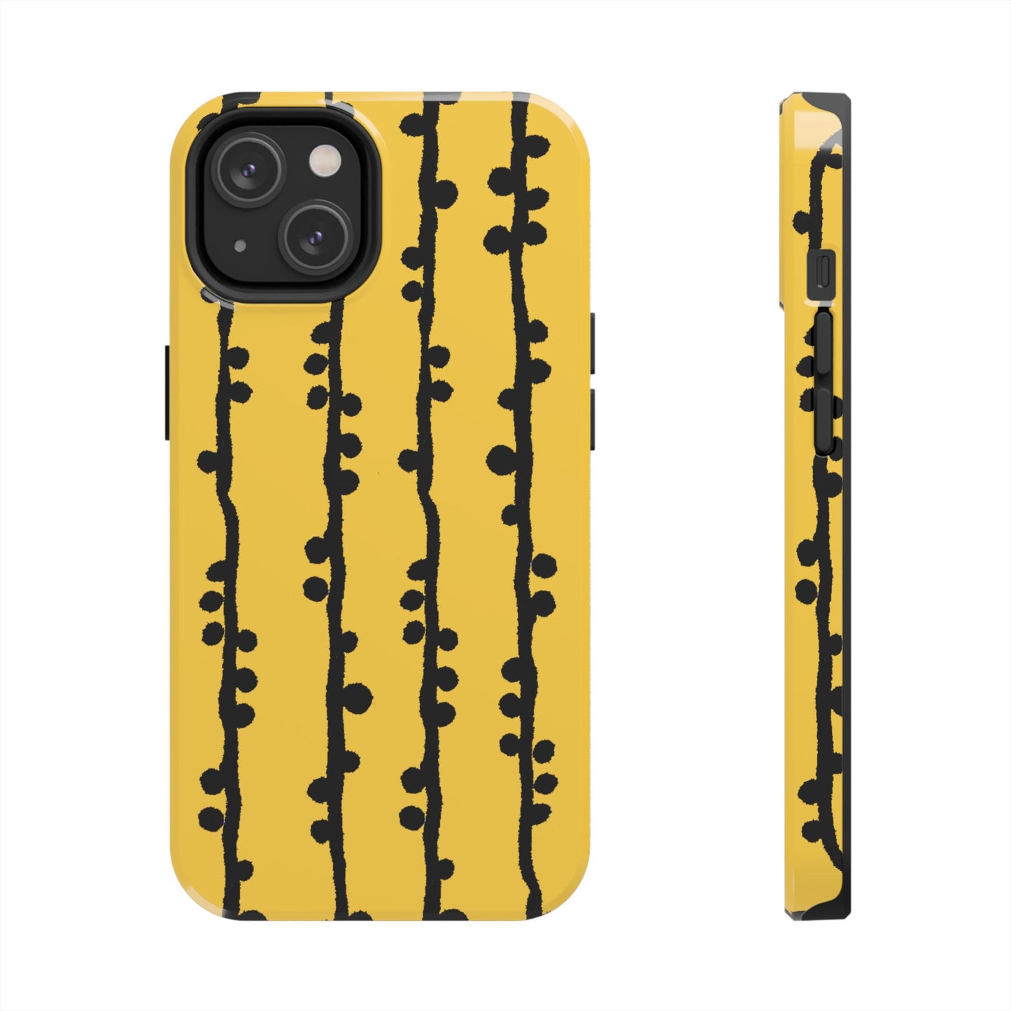 Loopy Stripe Yellow Phone Case