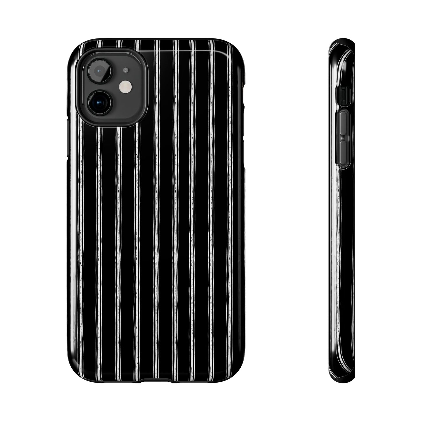 Napkin Stripe Black / White Phone Case