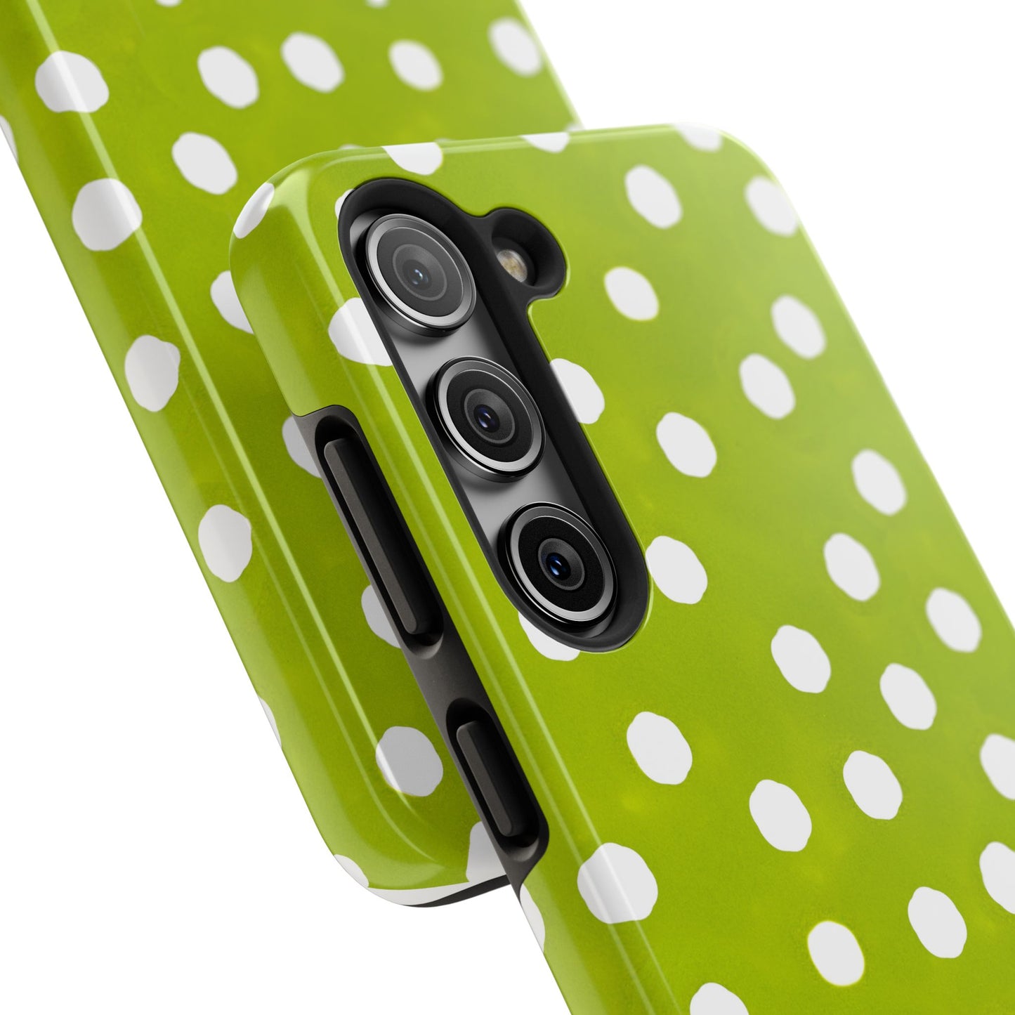 Jumbo Dots Green / White Phone Case