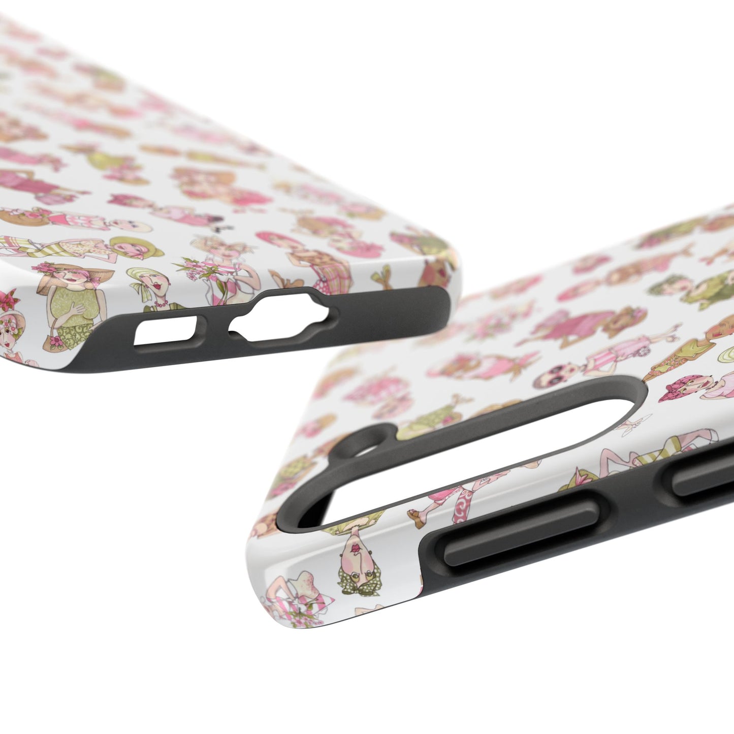 Tossed Ladies White Phone Case