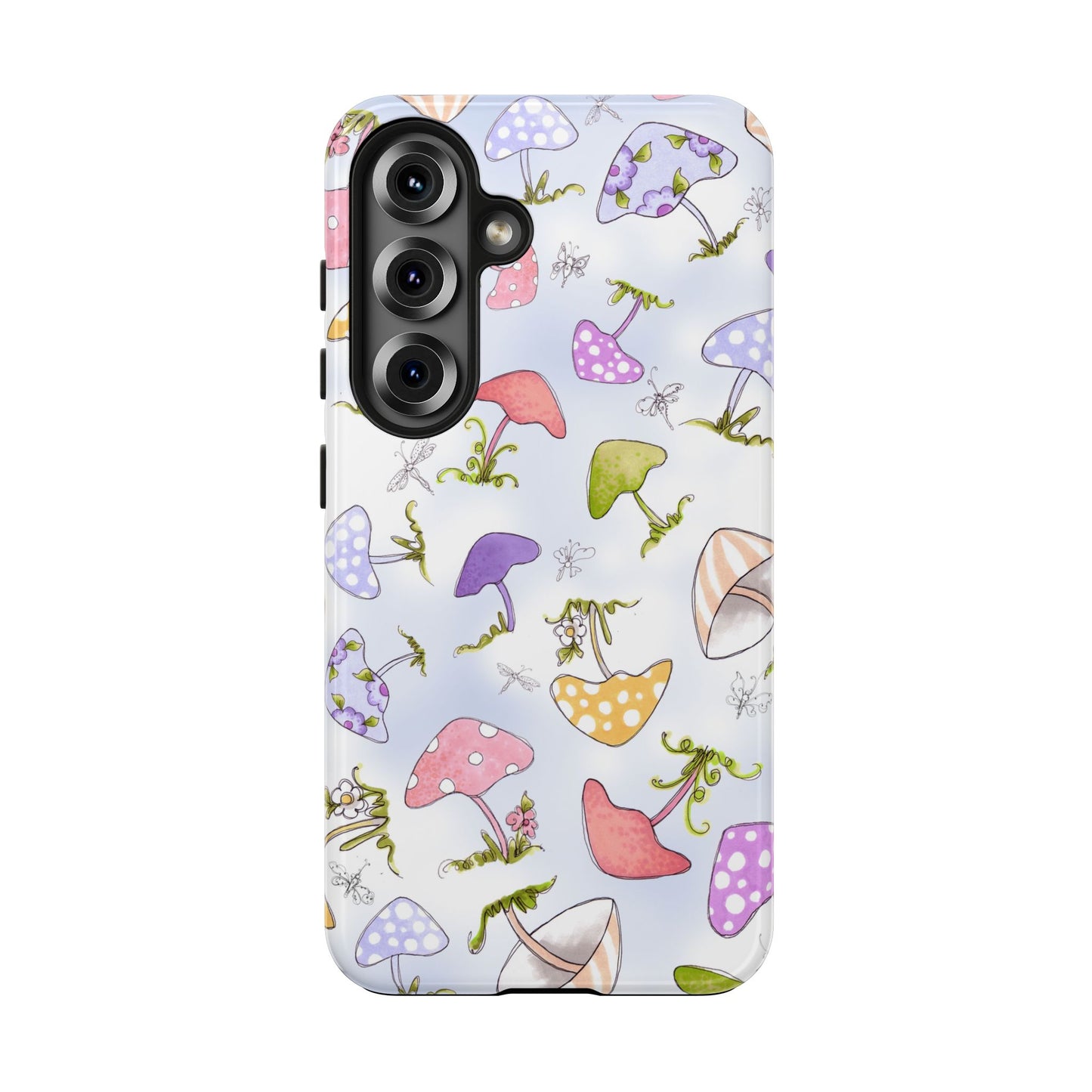 Mushroom Toss Blue Phone Case