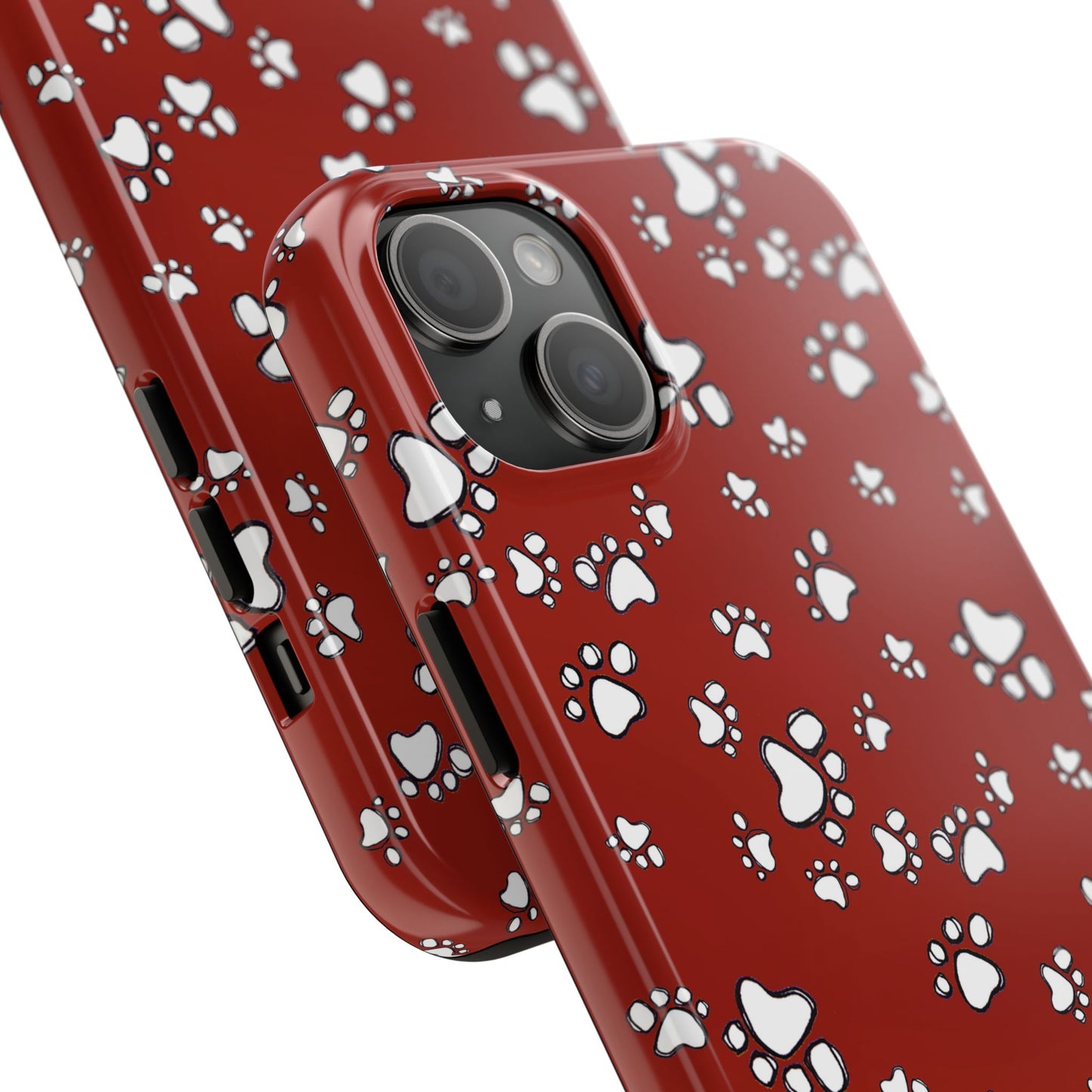 Paw Flakes Red Phone Case