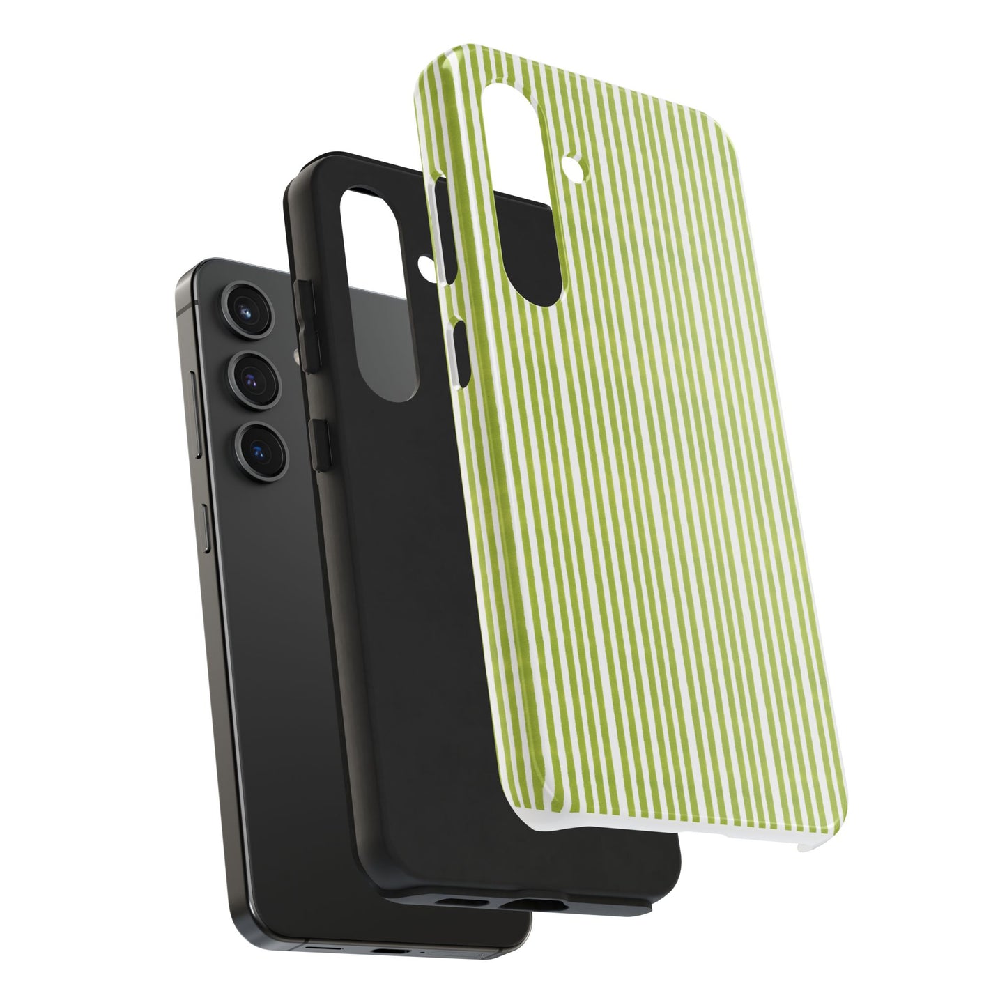Lazy Stripe Lime Phone Case