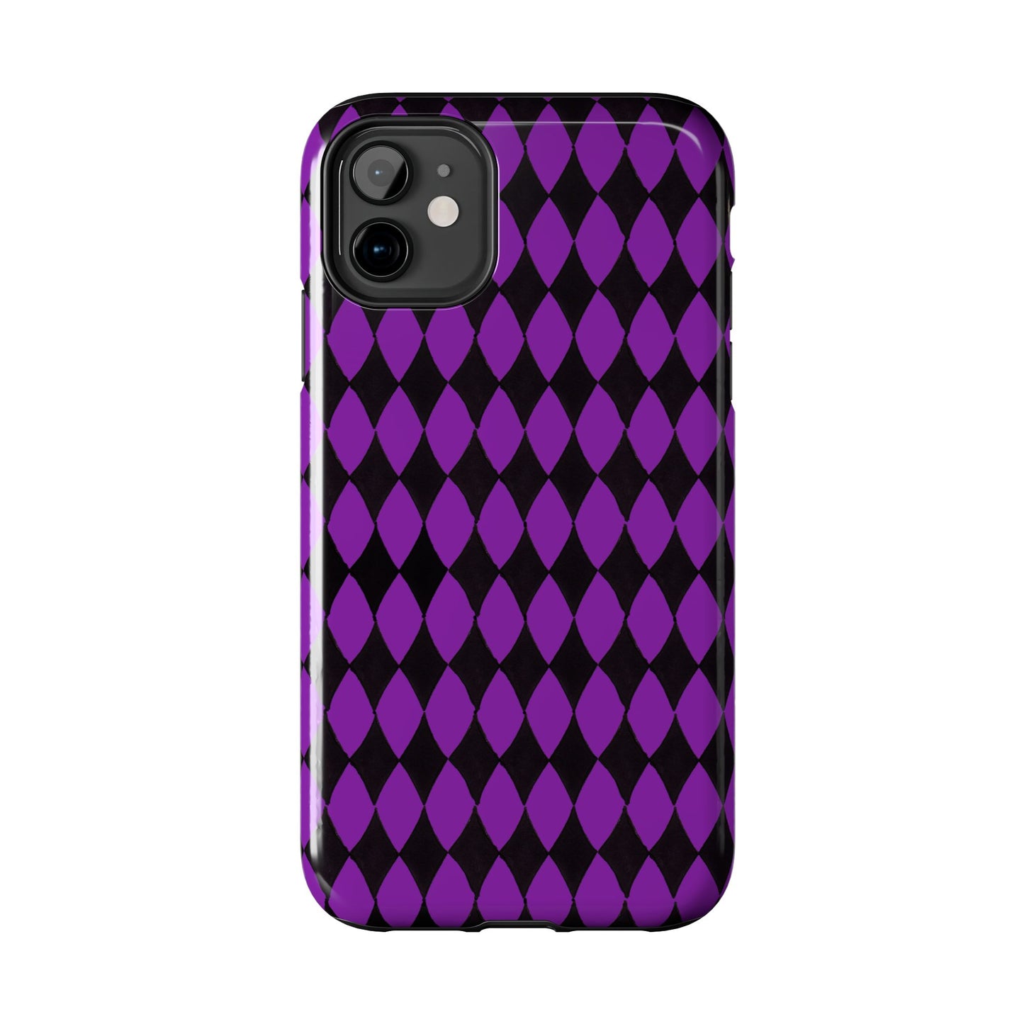 Diamond Purple / Black Phone Case