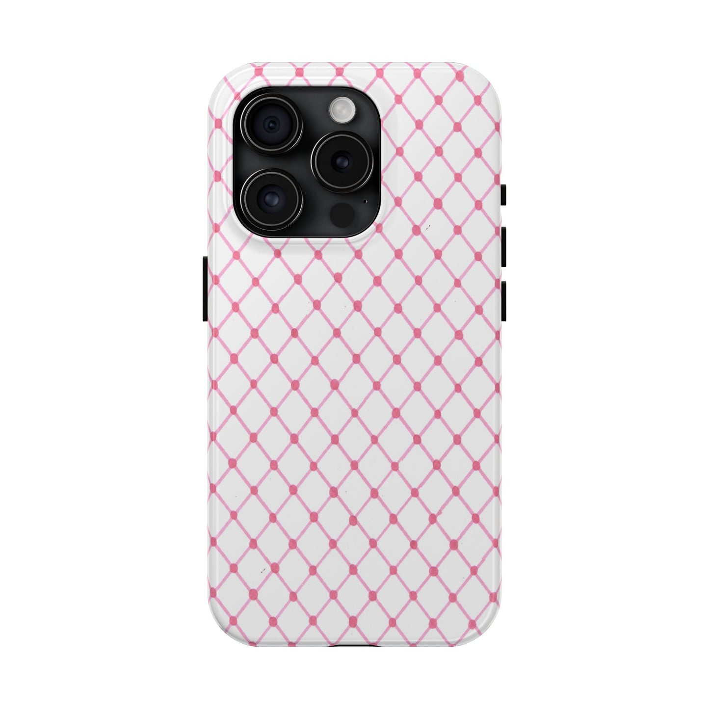 Diamond White / Pink Phone Case