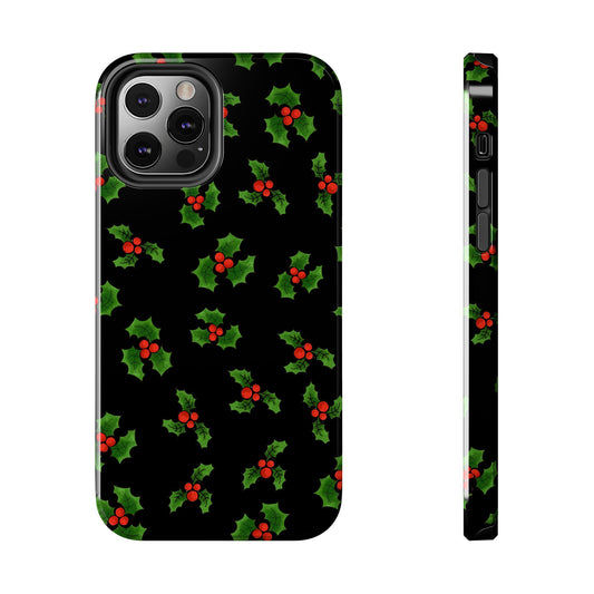 Lotsa Holly Black Phone Case