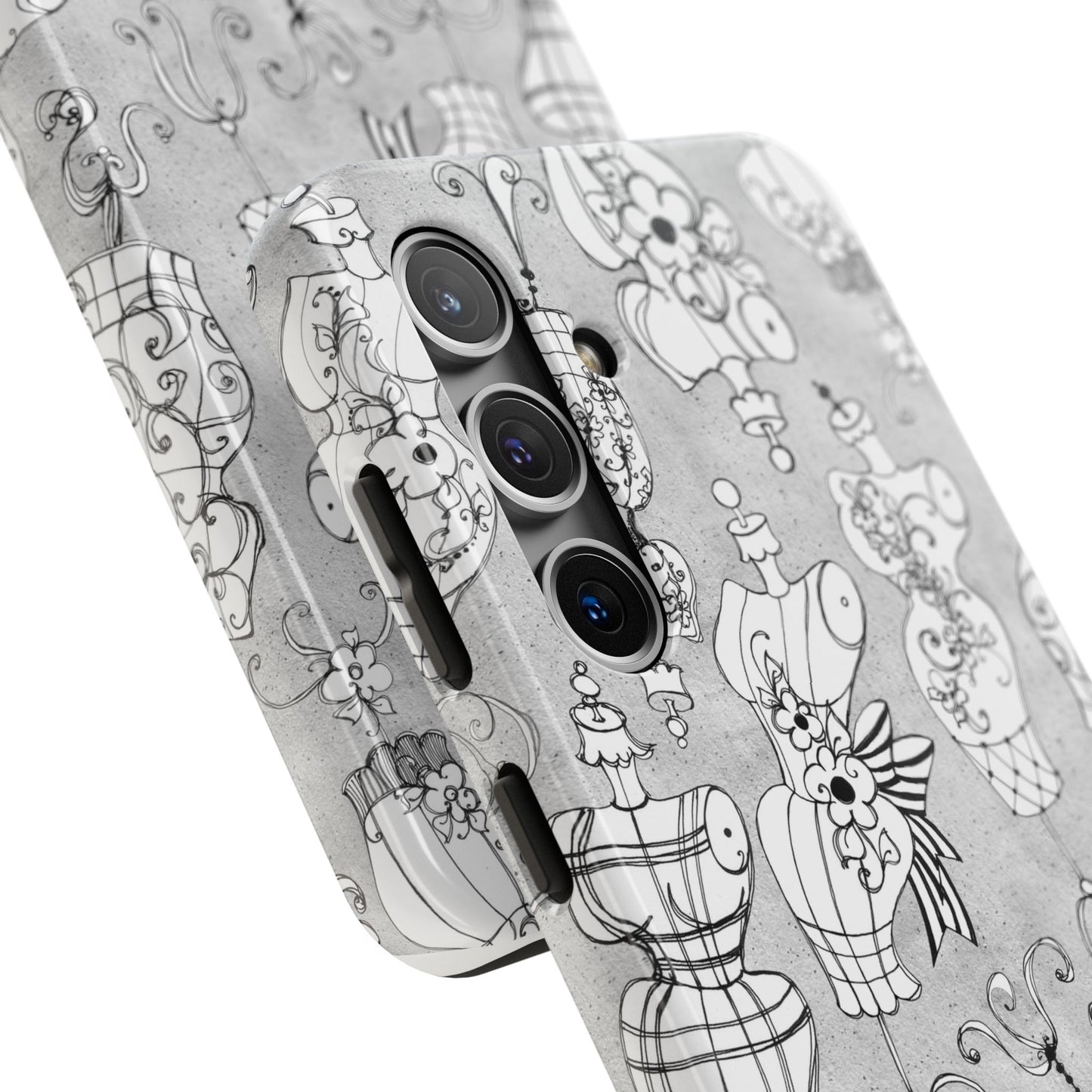 Mannequineque Silver Phone Case