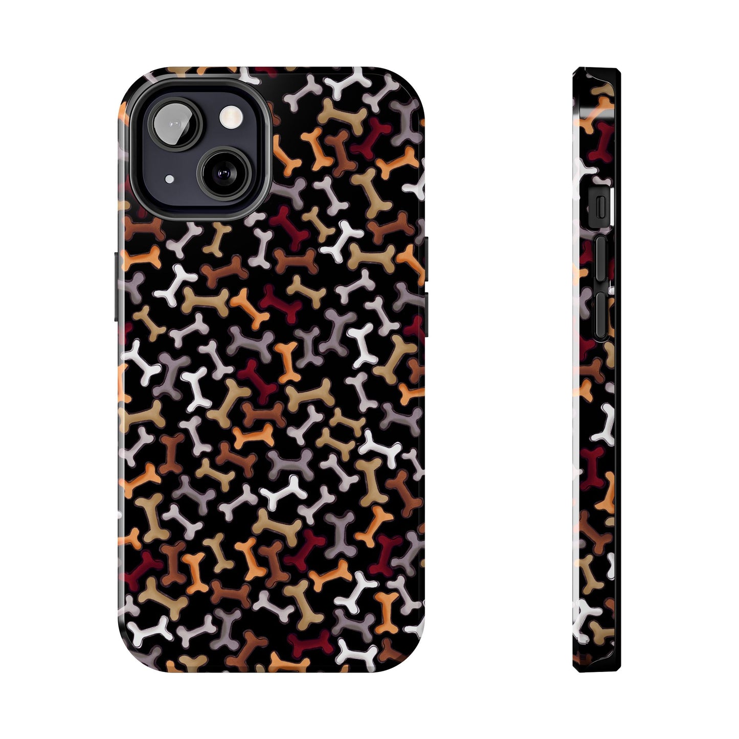 Dog Bones Black Phone Case