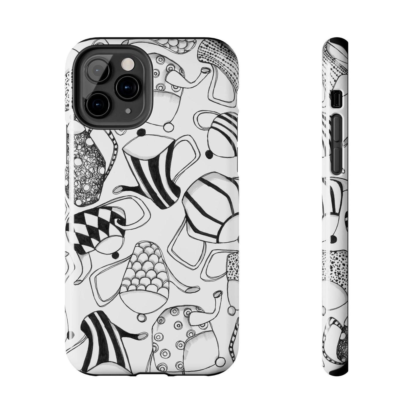 Coffee, Tea Anyone? White Phone Case