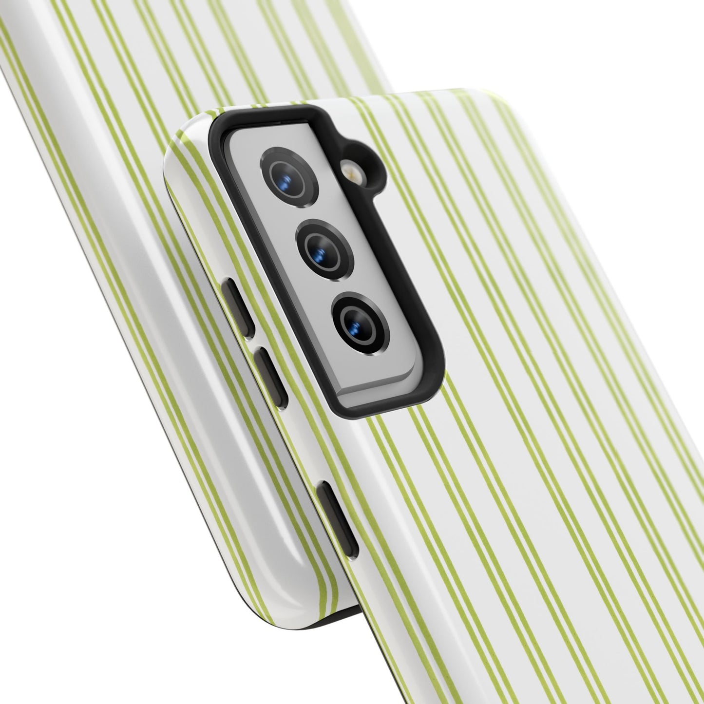 Green Double Stripe Phone Case