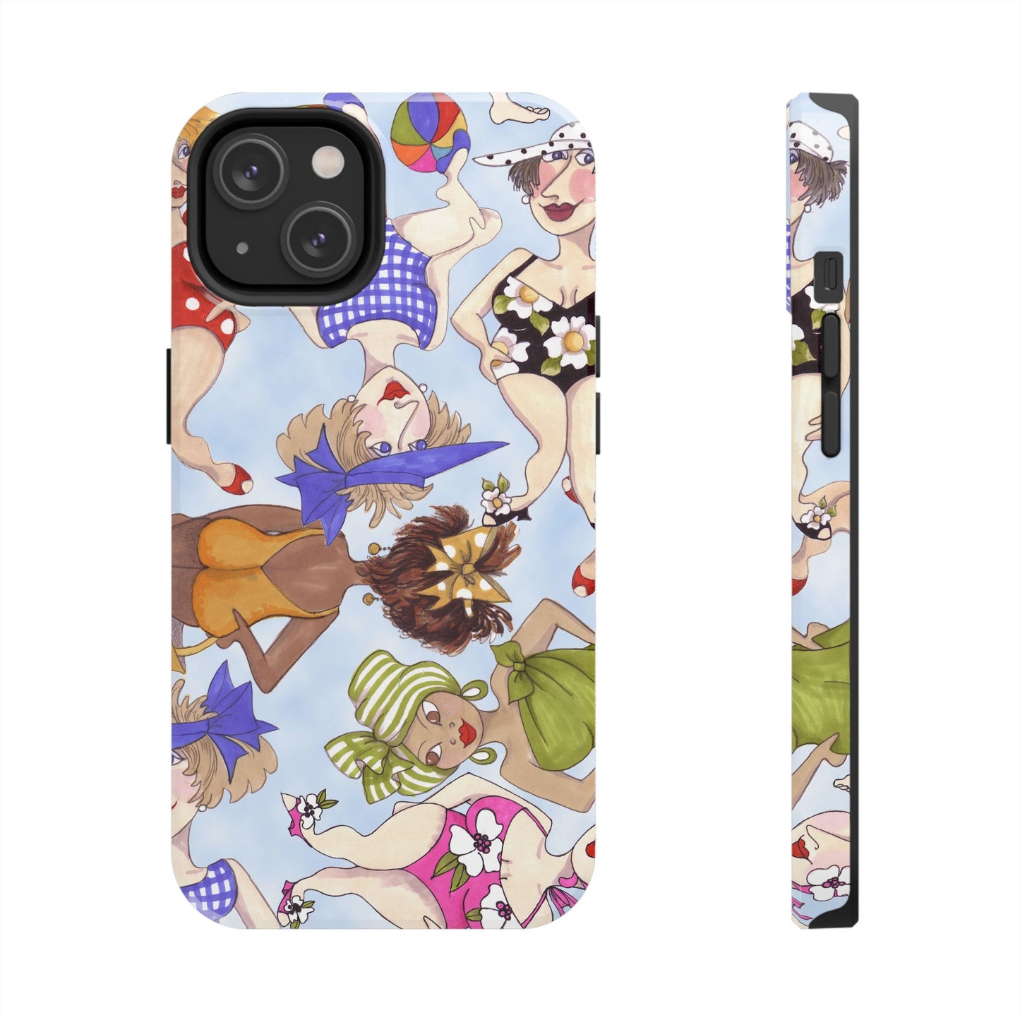 Bathing Beauties Blue Sky Phone Case