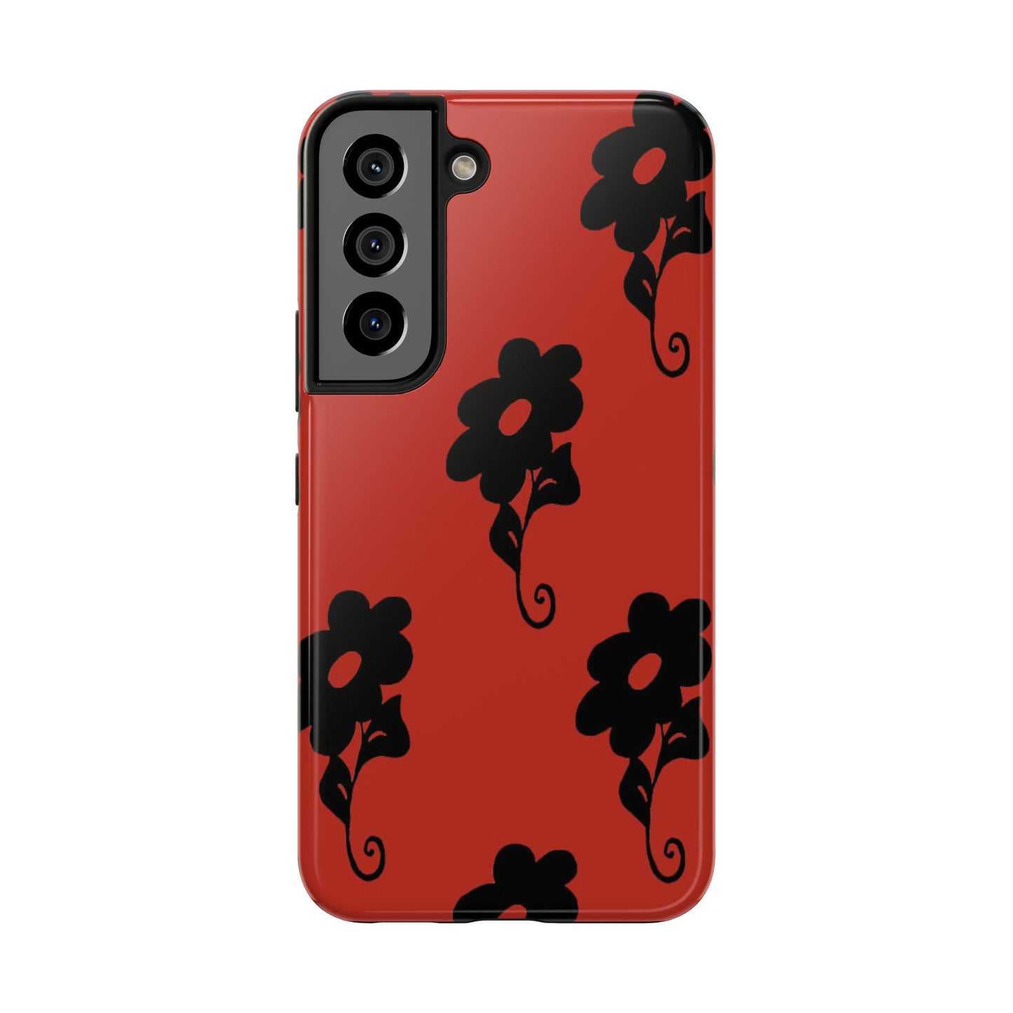 Daring Daisy Red Phone Case
