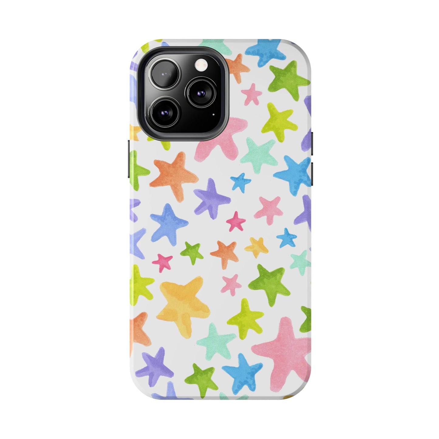 Happy Stars White Phone Case