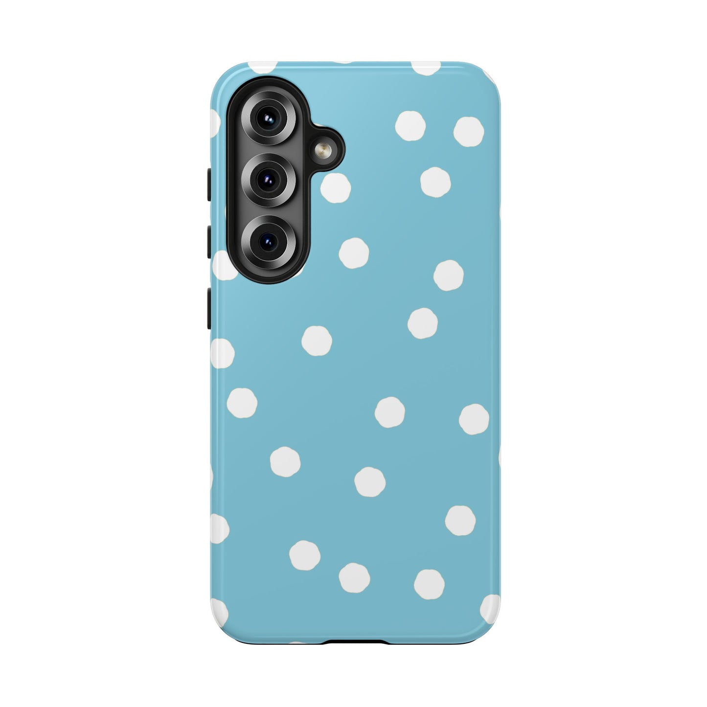 Jumbo Dots Turquoise / White Phone Case