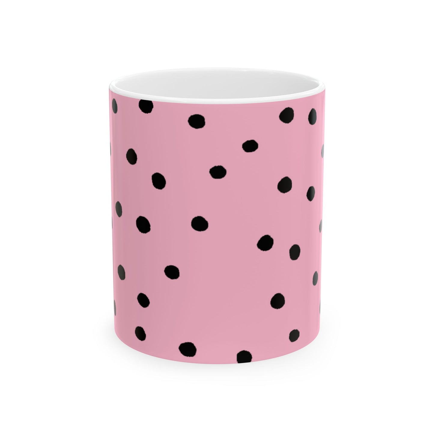 Dinky Dots Pink / Black Cup