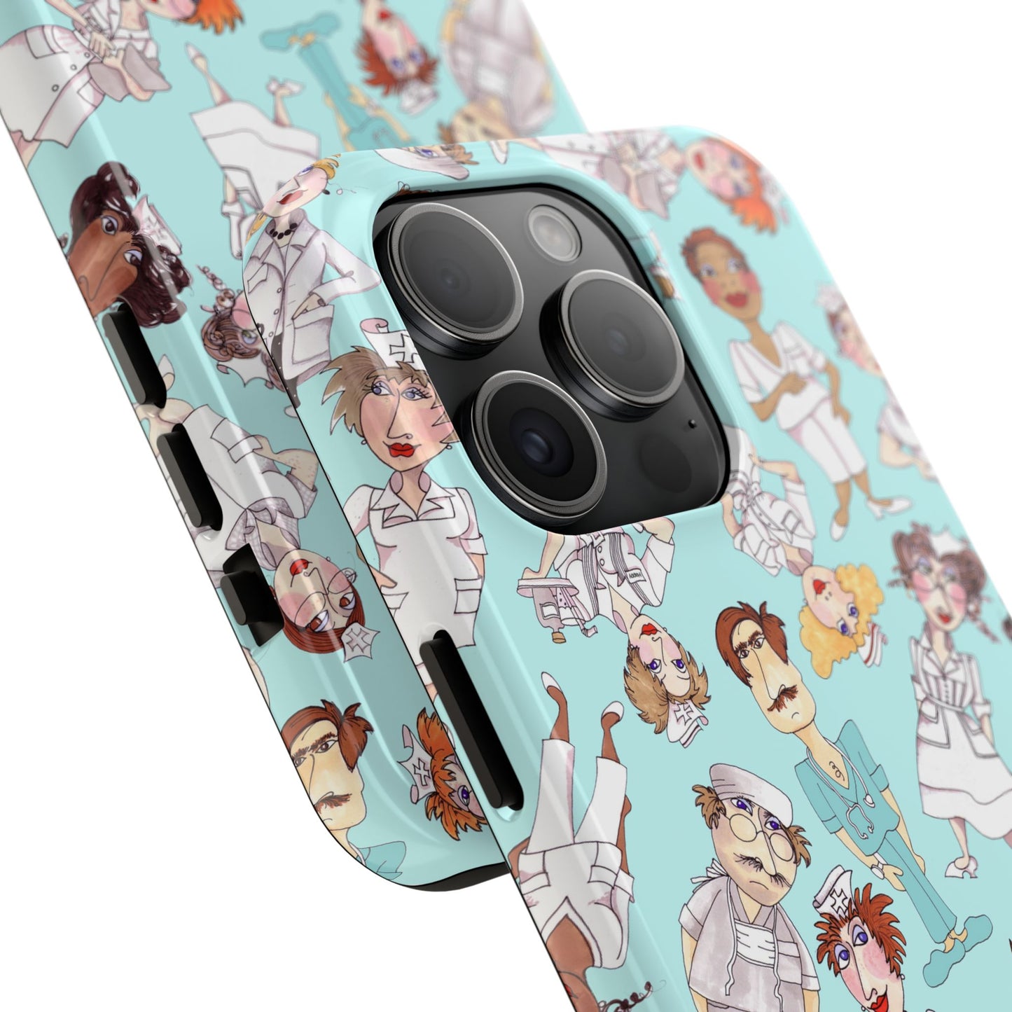 Happy Staff Aqua Phone Case