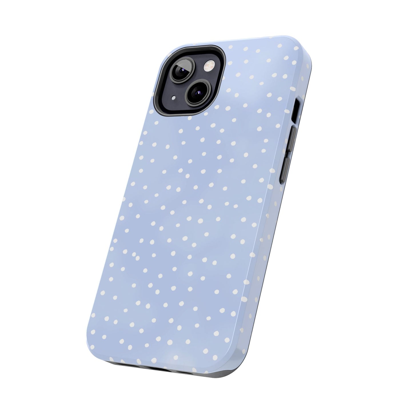 Petite Dots Blue / White Phone Case