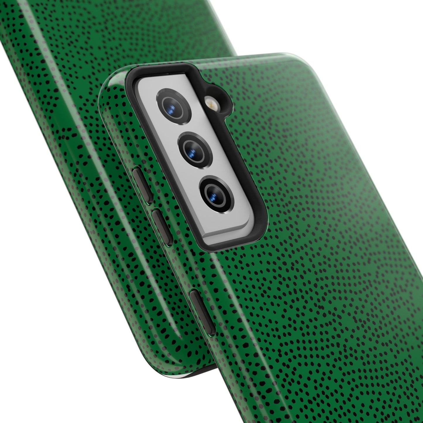 Mini Dot Green / Black Phone Case