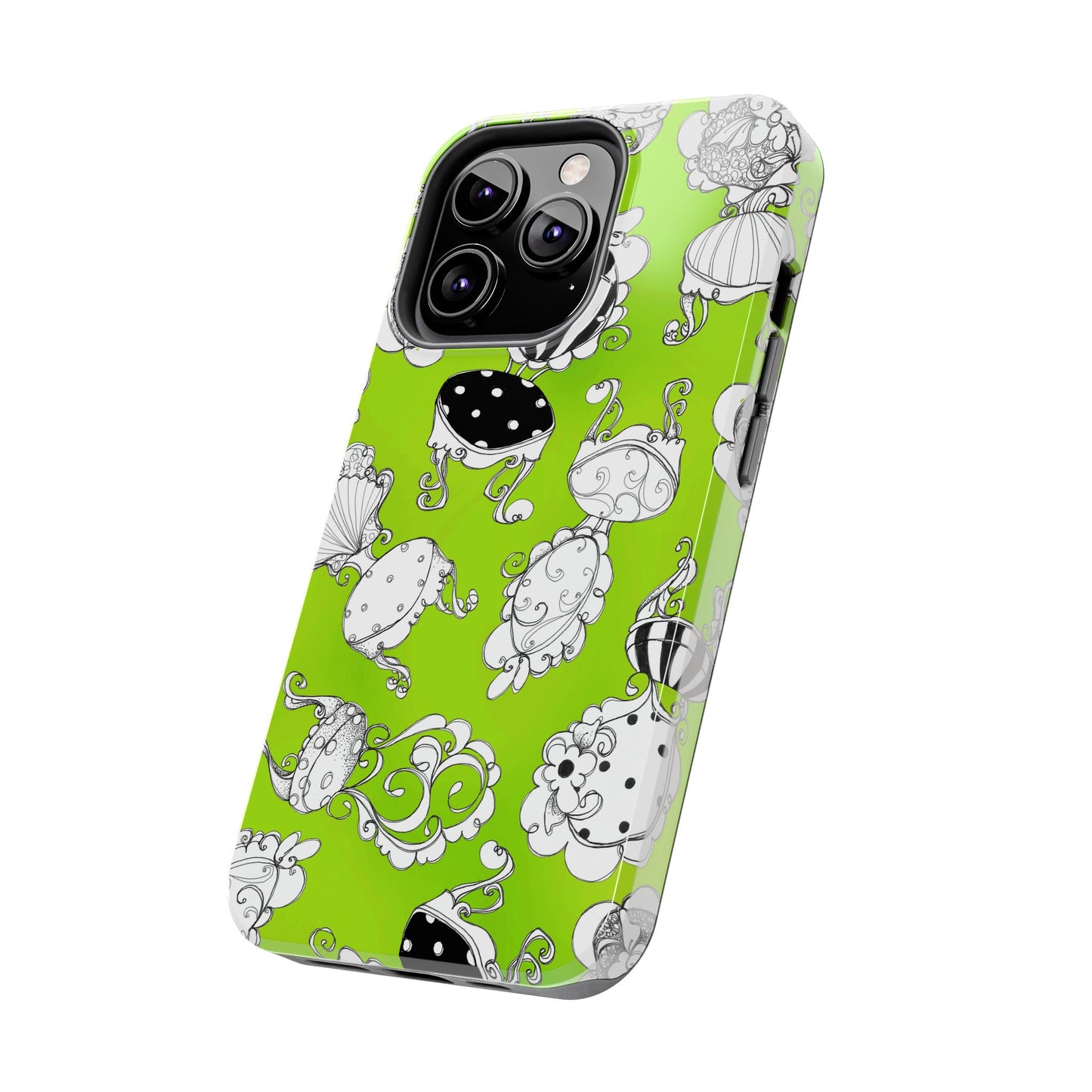 Bistro Chairs Lime Phone Case