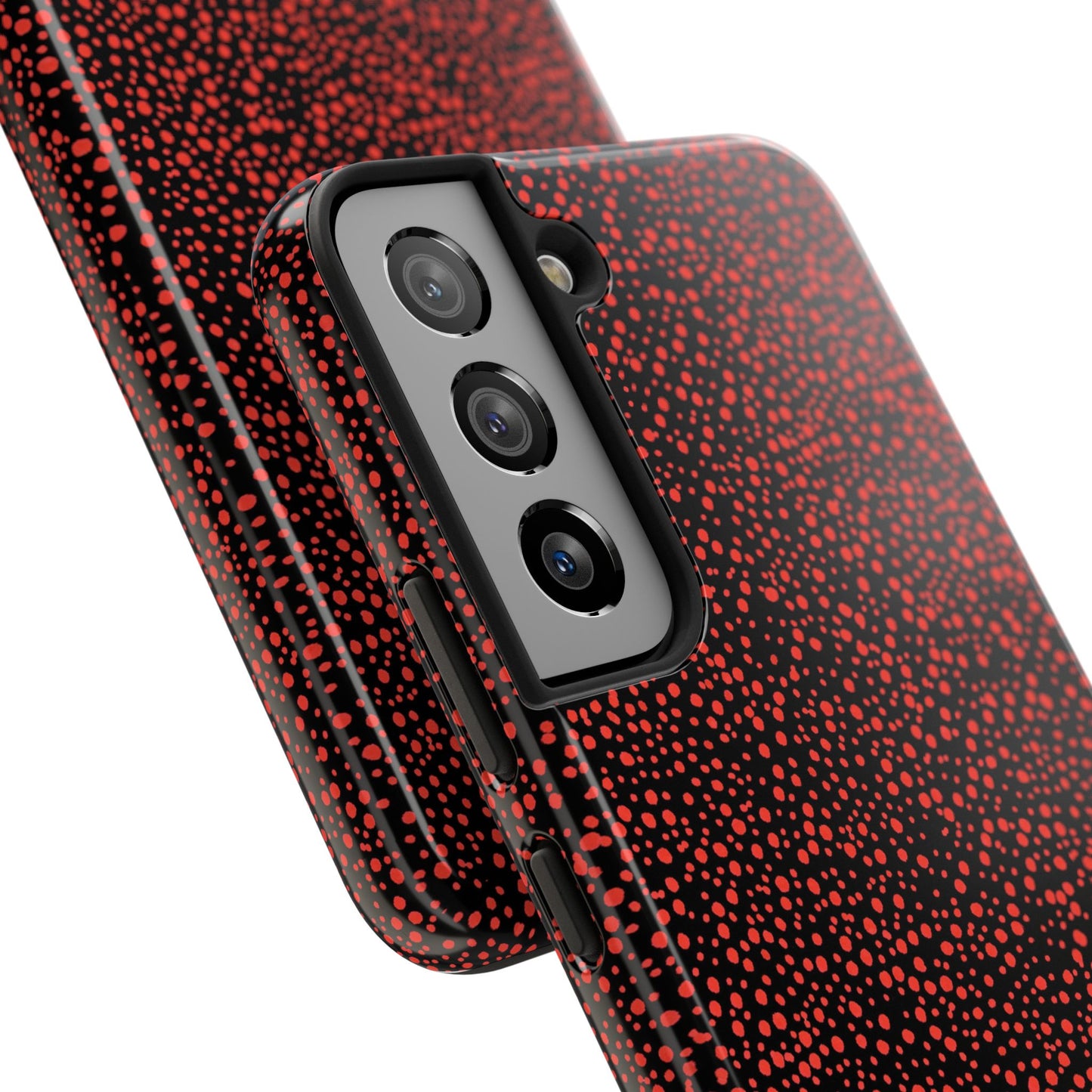 Confetti Red / Black Phone Case