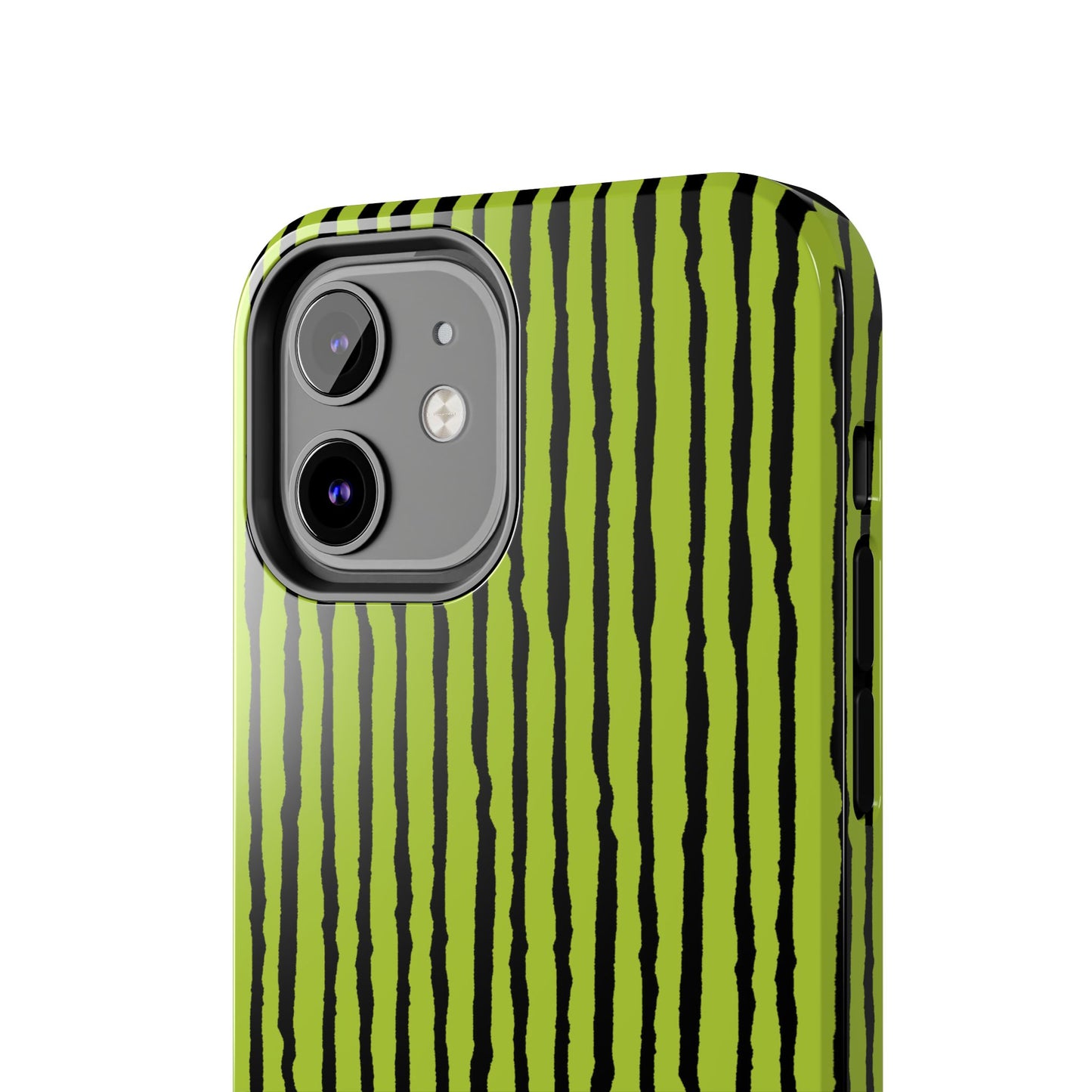 Sorta Stripe Green / Black Phone Case