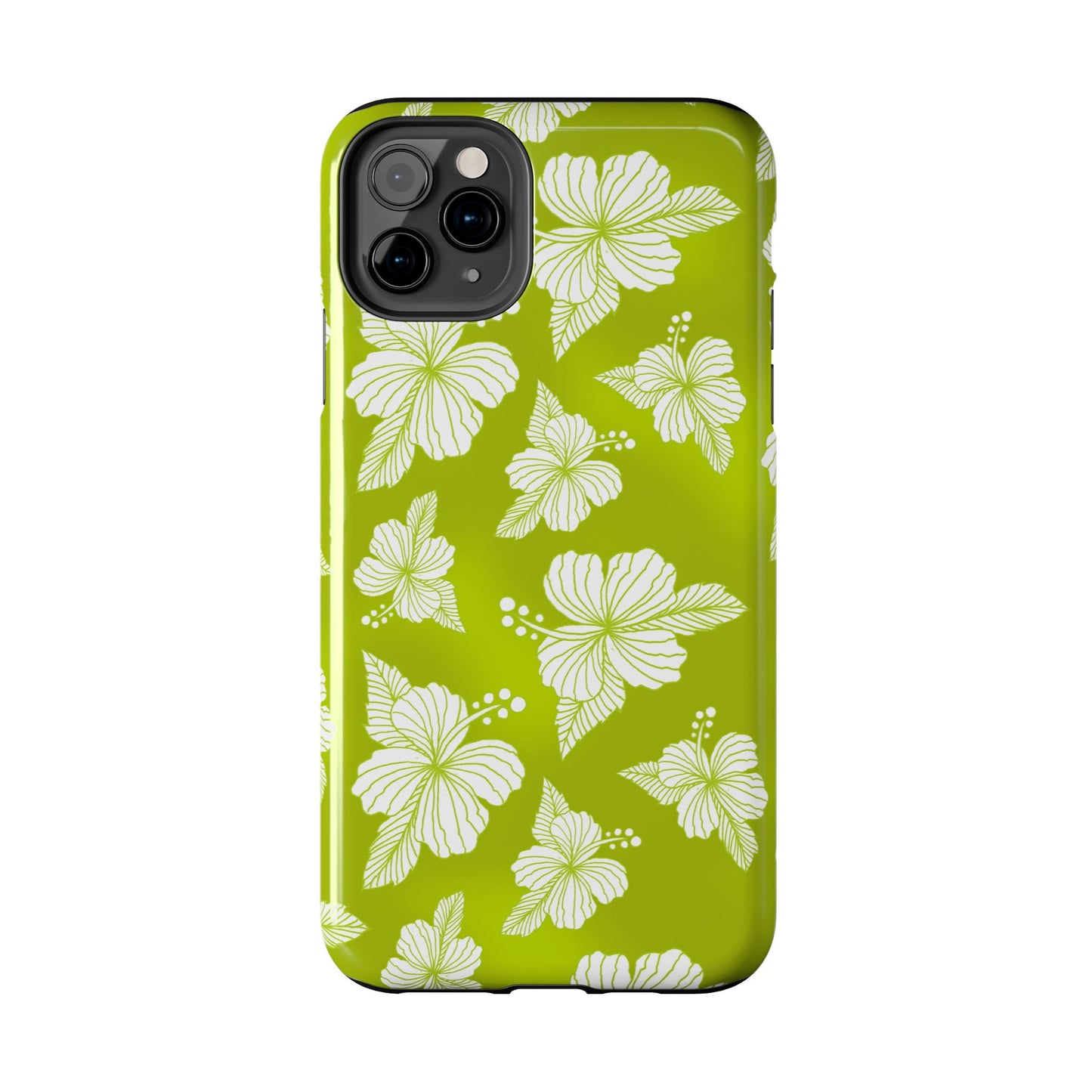 Hibiscus Green Phone Case