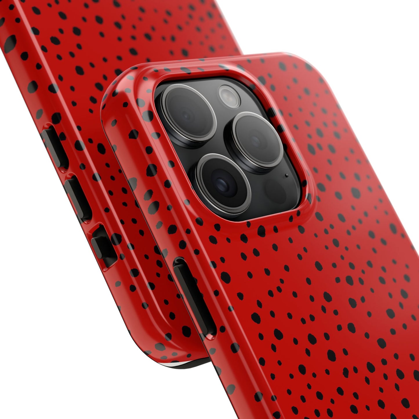 Pepper Dots Red / Black Phone Case