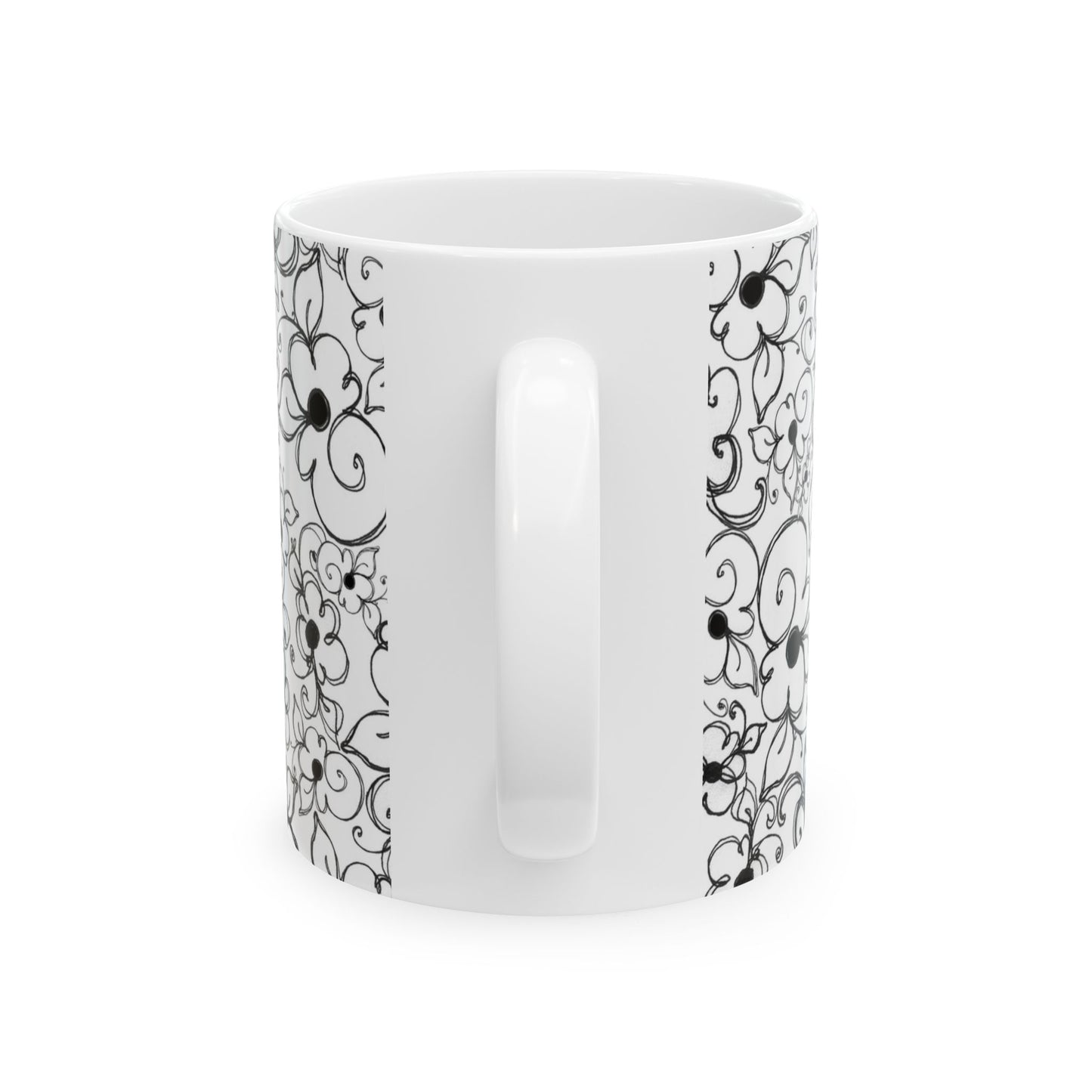 Dog Daisies White Cup