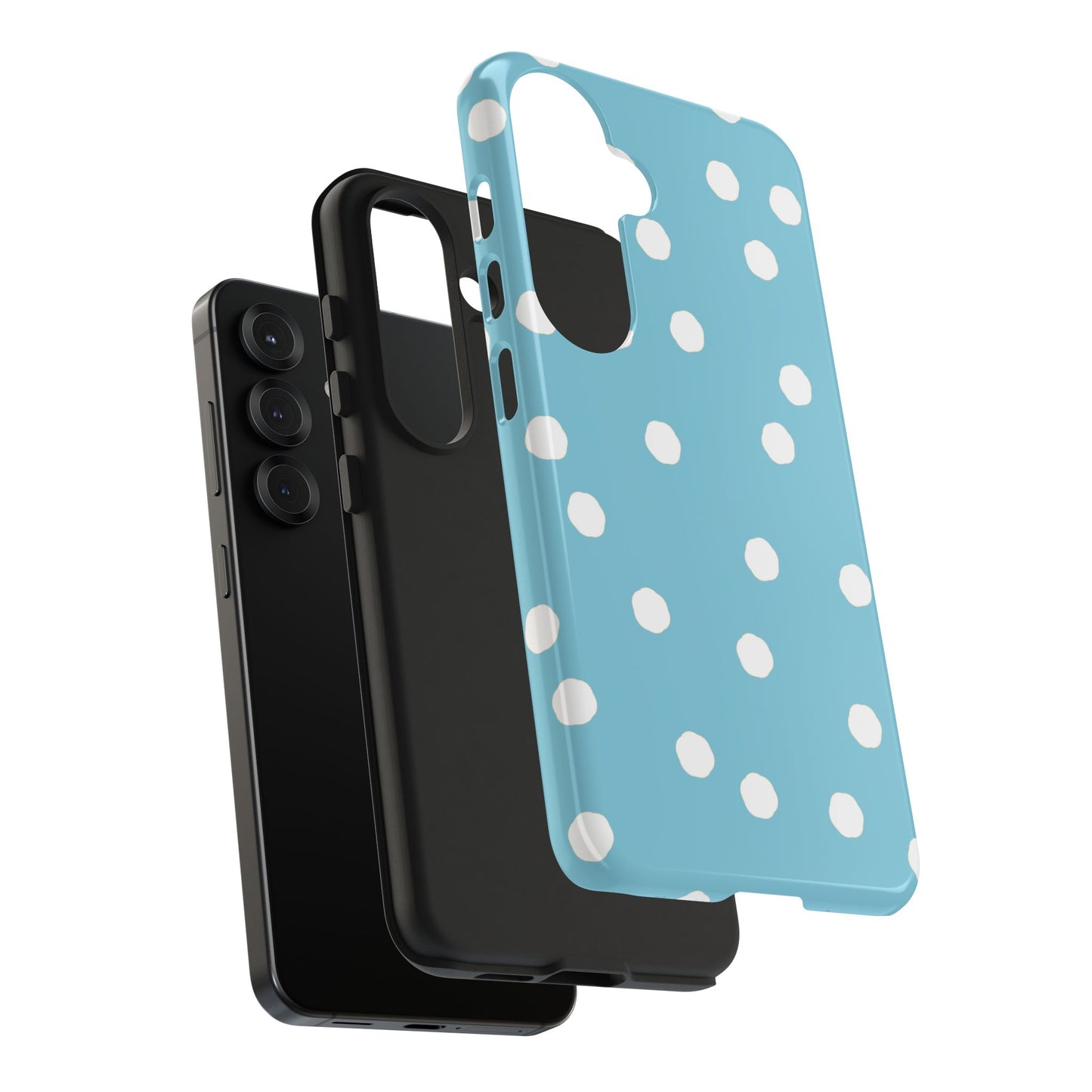 Jumbo Dots Turquoise / White Phone Case
