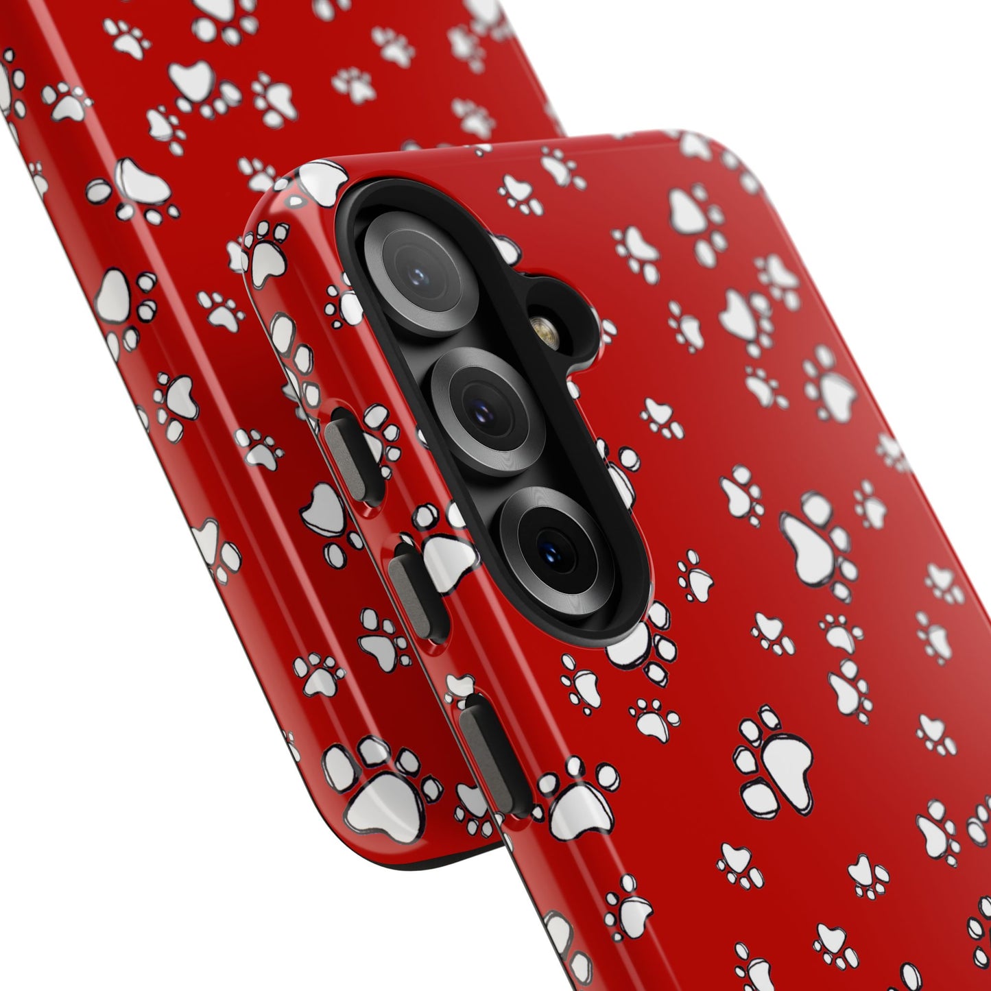 Paw Flakes Red Phone Case