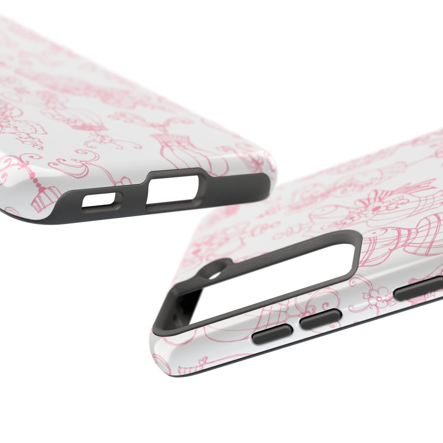 Mannequinique White / Pink Phone Case
