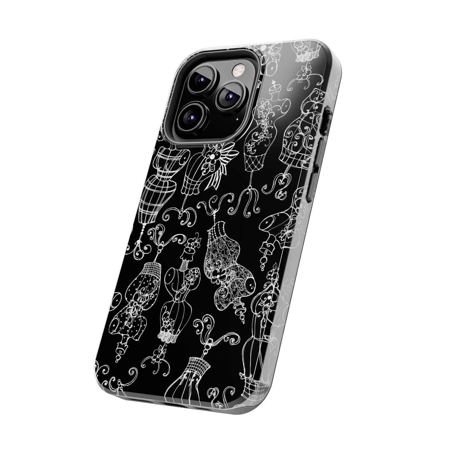 Mannequinique Black / White Phone Case