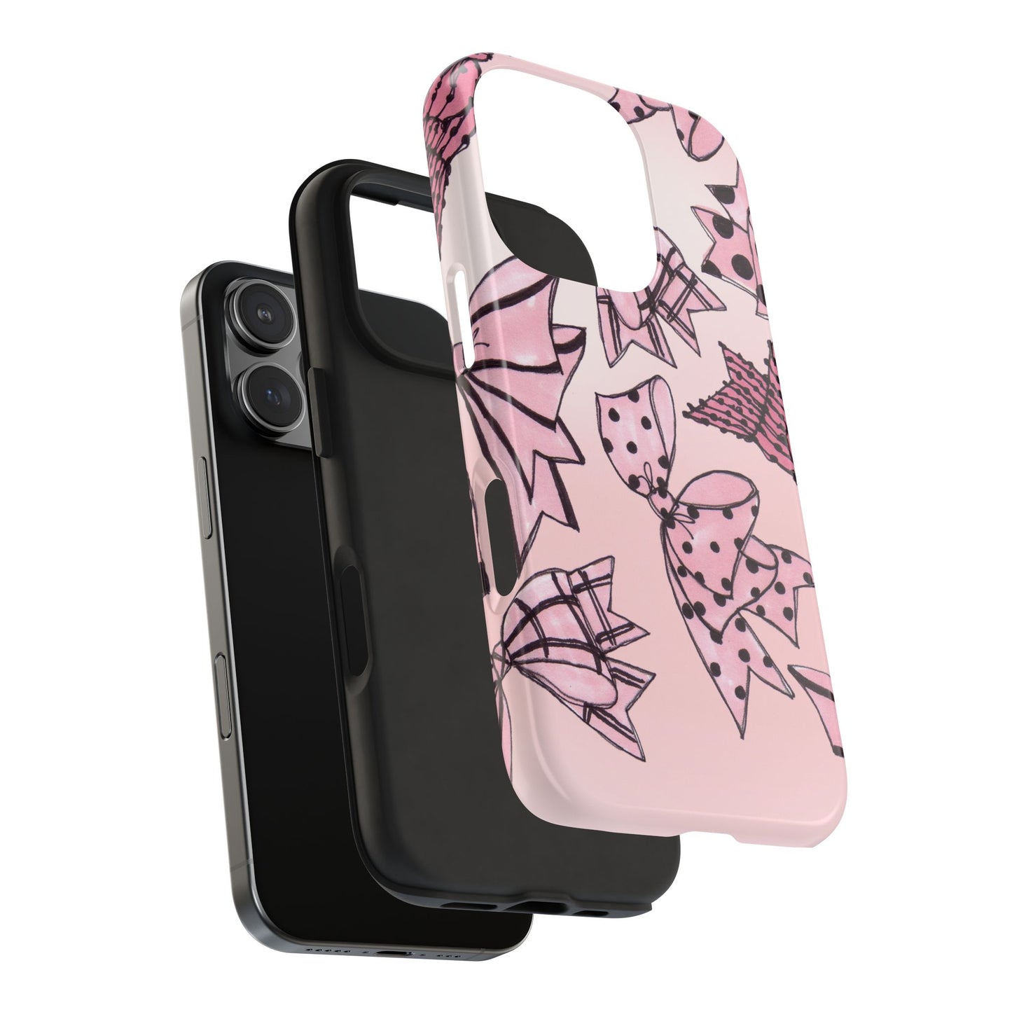 Cat Bows Pink Phone Case