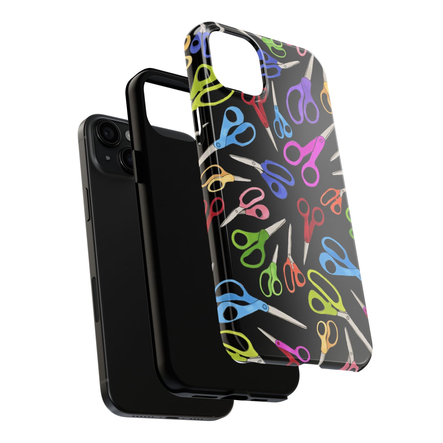 Shear Fun Black Phone Case