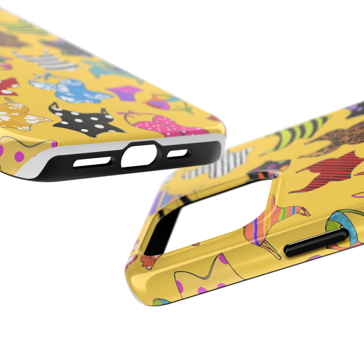 Assorted Suits Yellow Phone Case