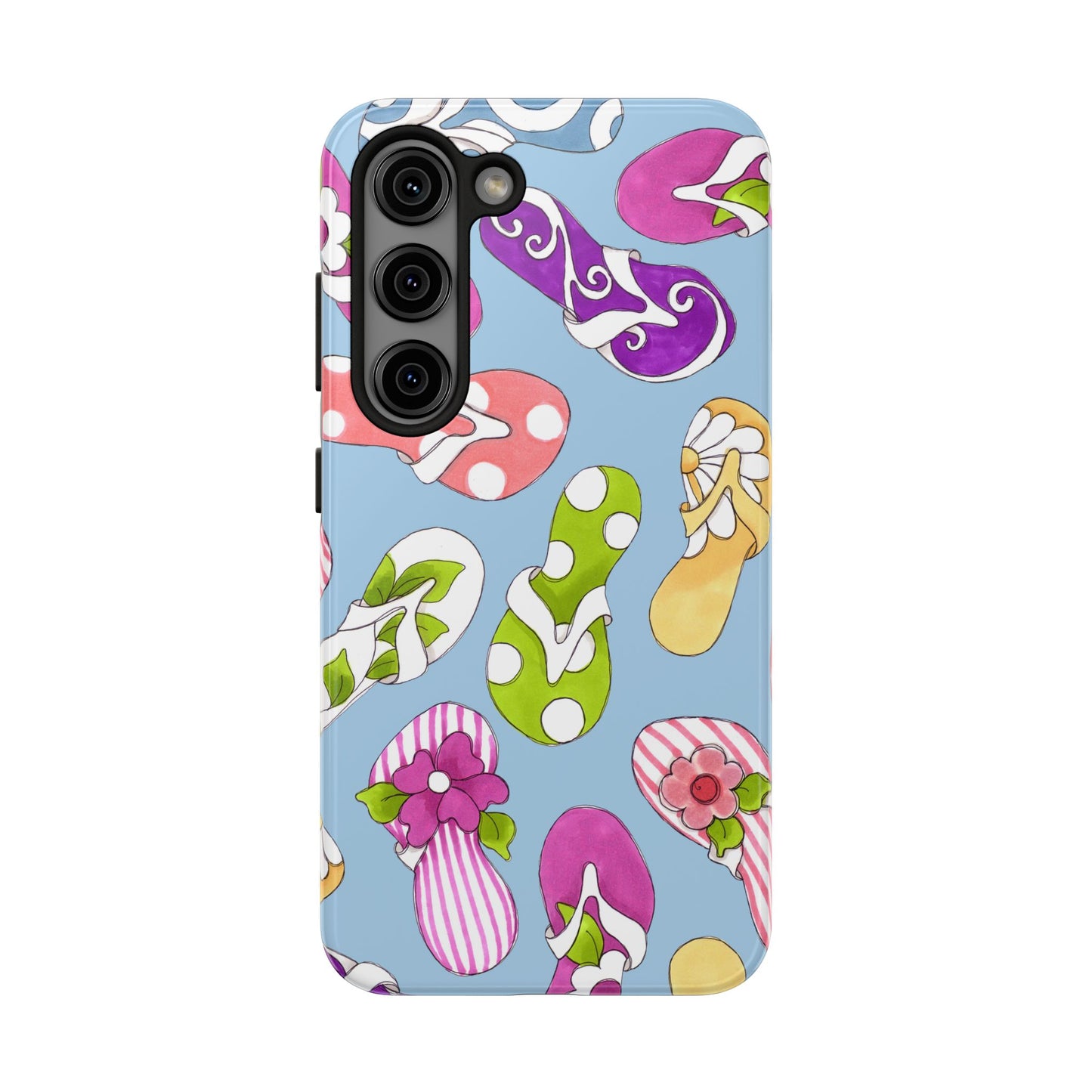 Flip Flops Blue Phone Case
