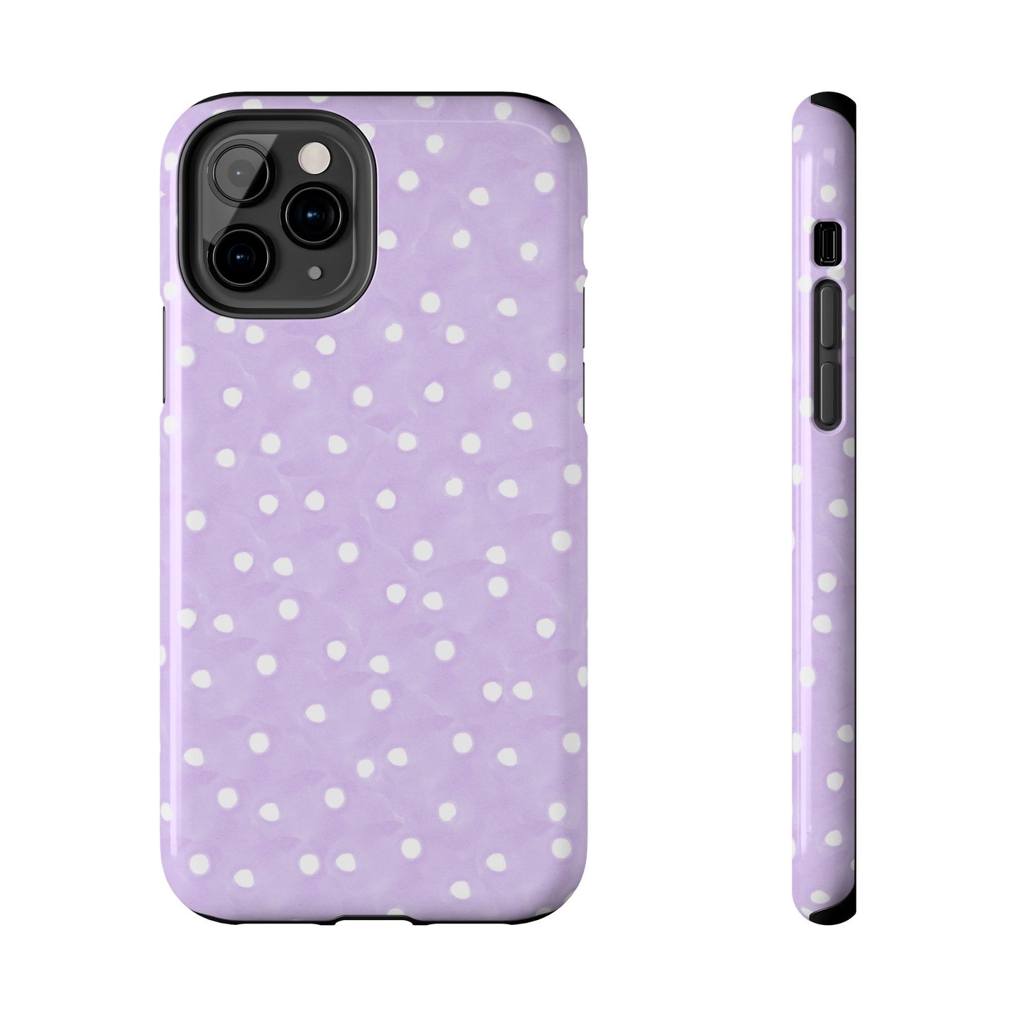 Space Dots Lilac / White Phone Case