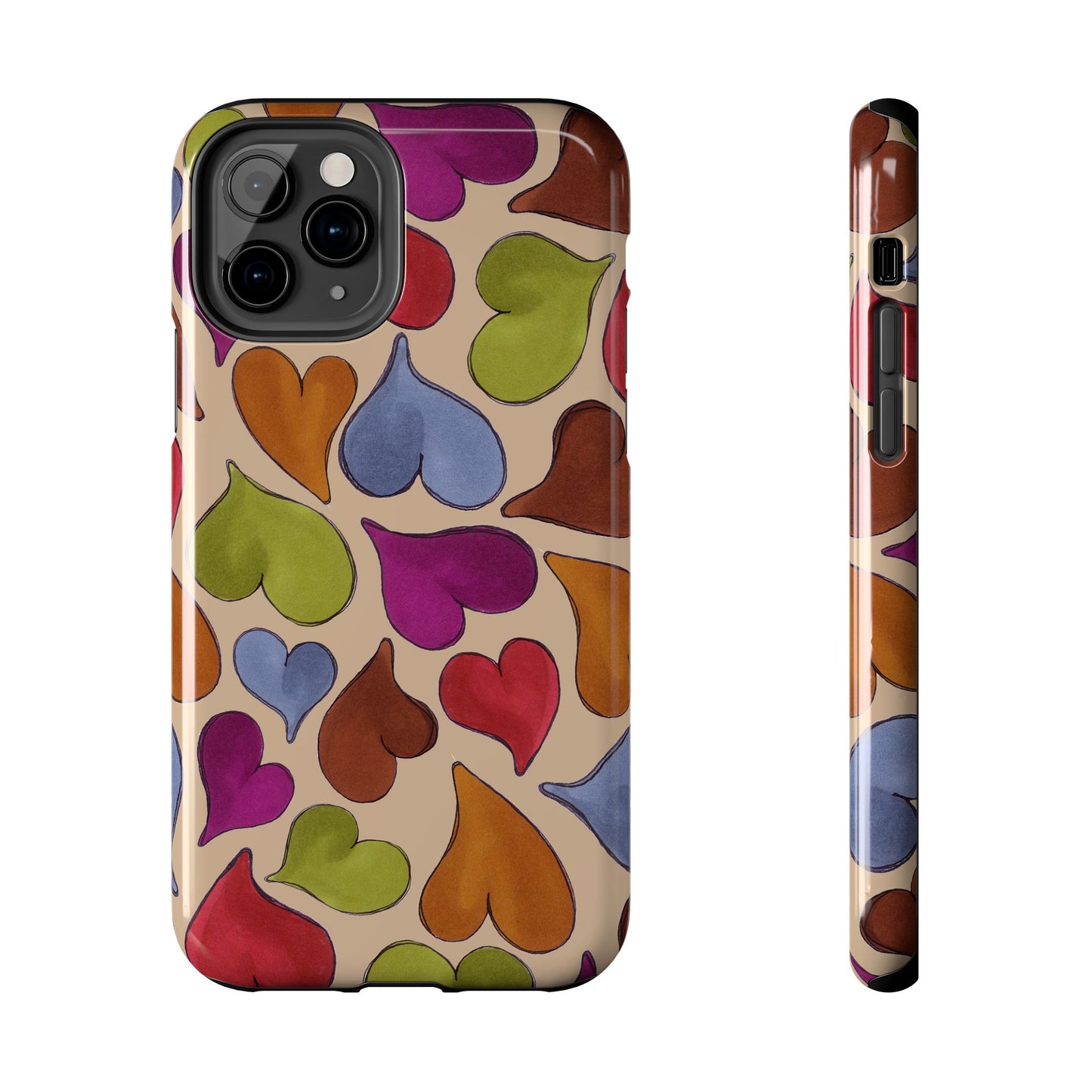 Big Hearted Khaki Phone Case