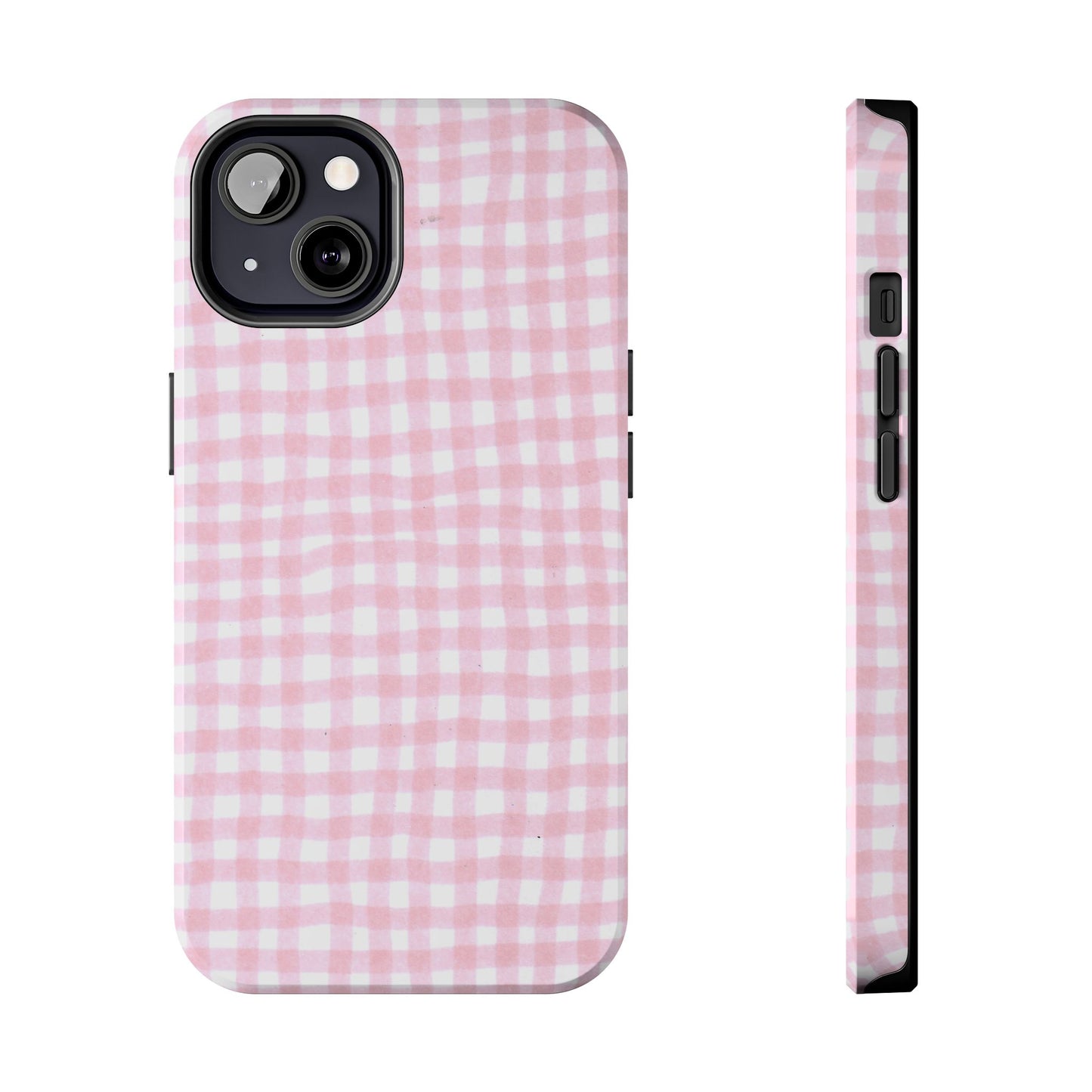 Wonky Chipper Check Pink Phone Case