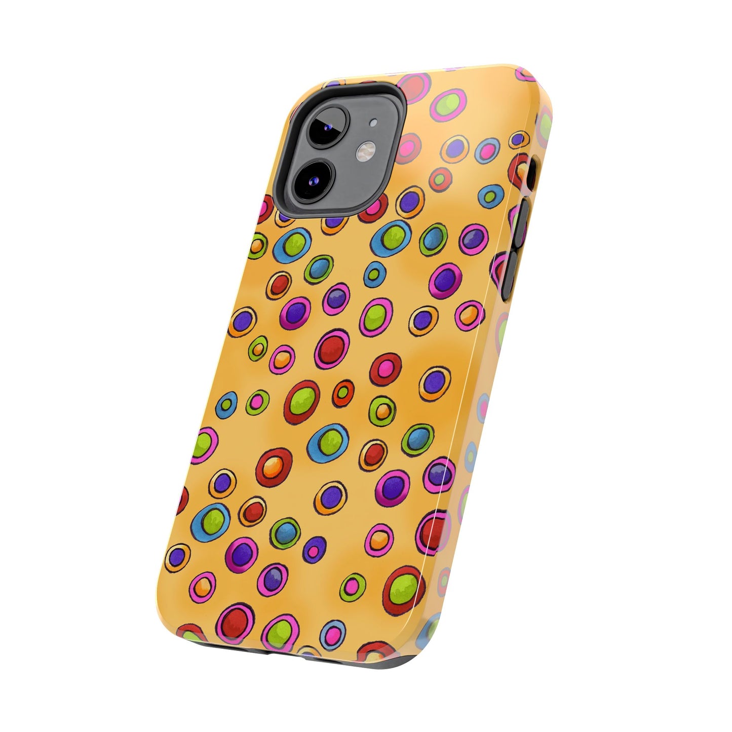 Dopey Dots Yellow Phone Case
