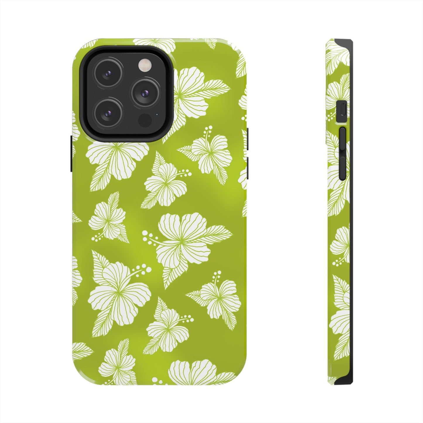 Hibiscus Green Phone Case