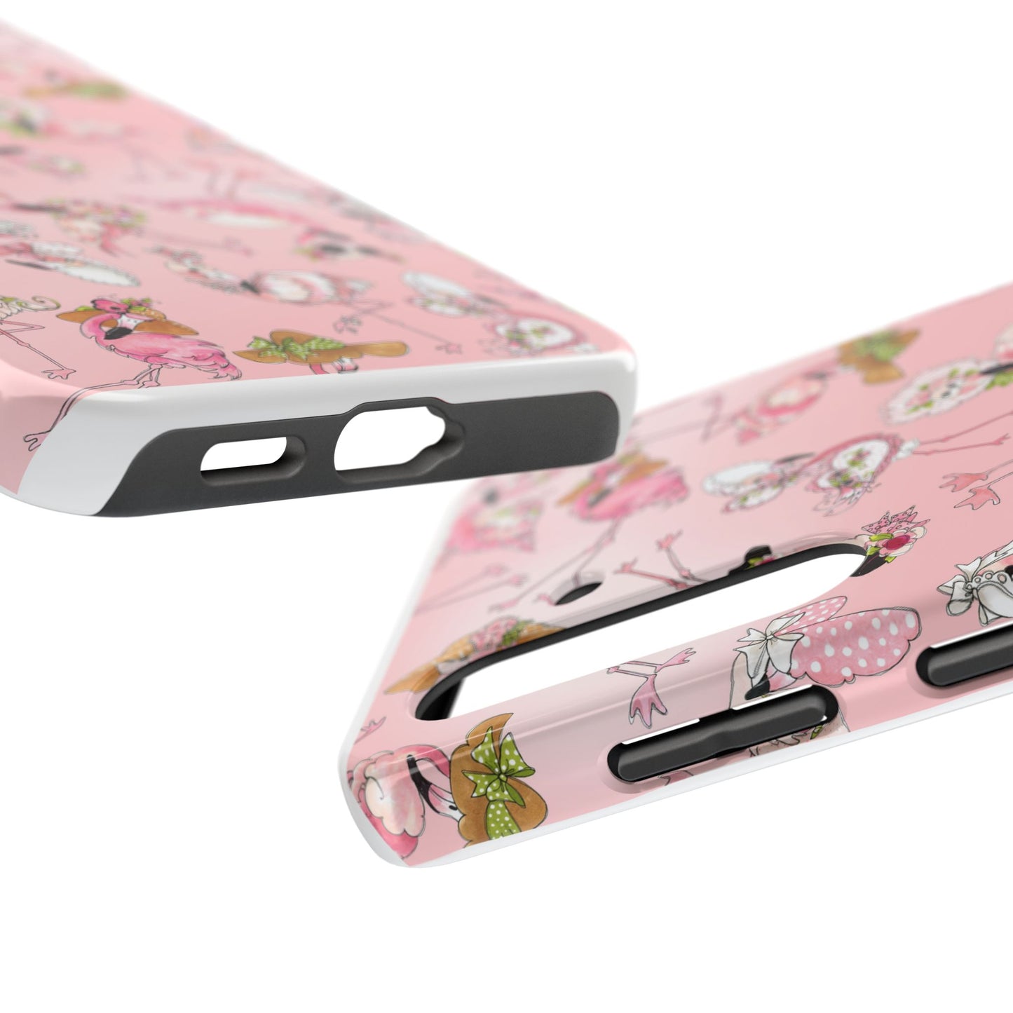 Tossed Flams Pink Phone Case