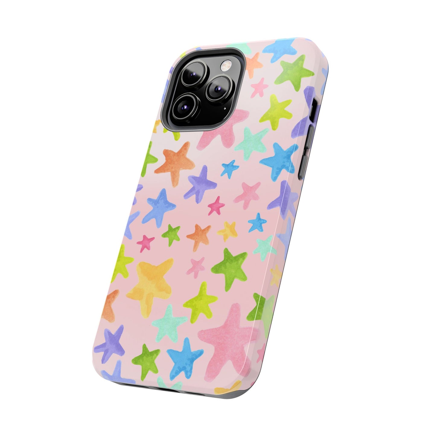 Happy Stars Pink Phone Case